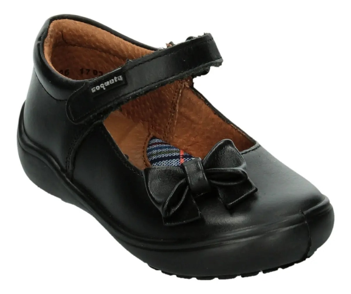 Zapato Coqueta Niña Escolar Ajustable Negro Infantil T13-18 — imagen 13