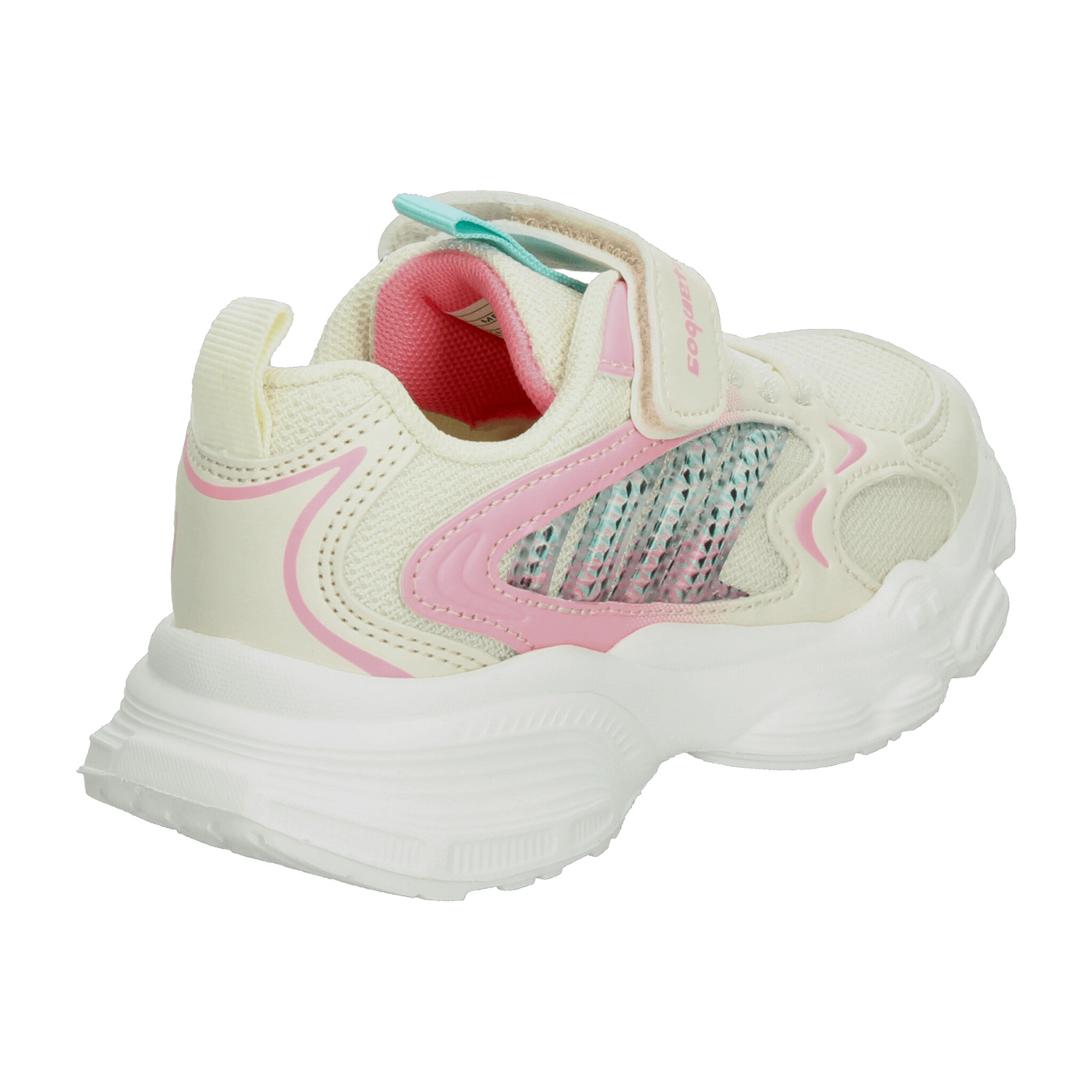 Tenis Coqueta Niña Casual Cómodo Cremita Infantil T18-26 — imagen 3