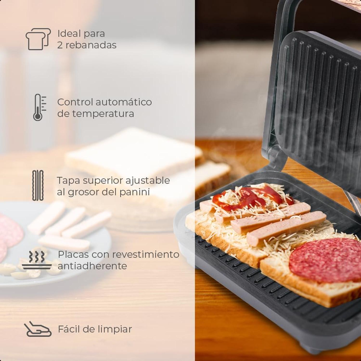 Parrilla Tostador Daewoo Eléctrica Diseño con Madera — imagen 6