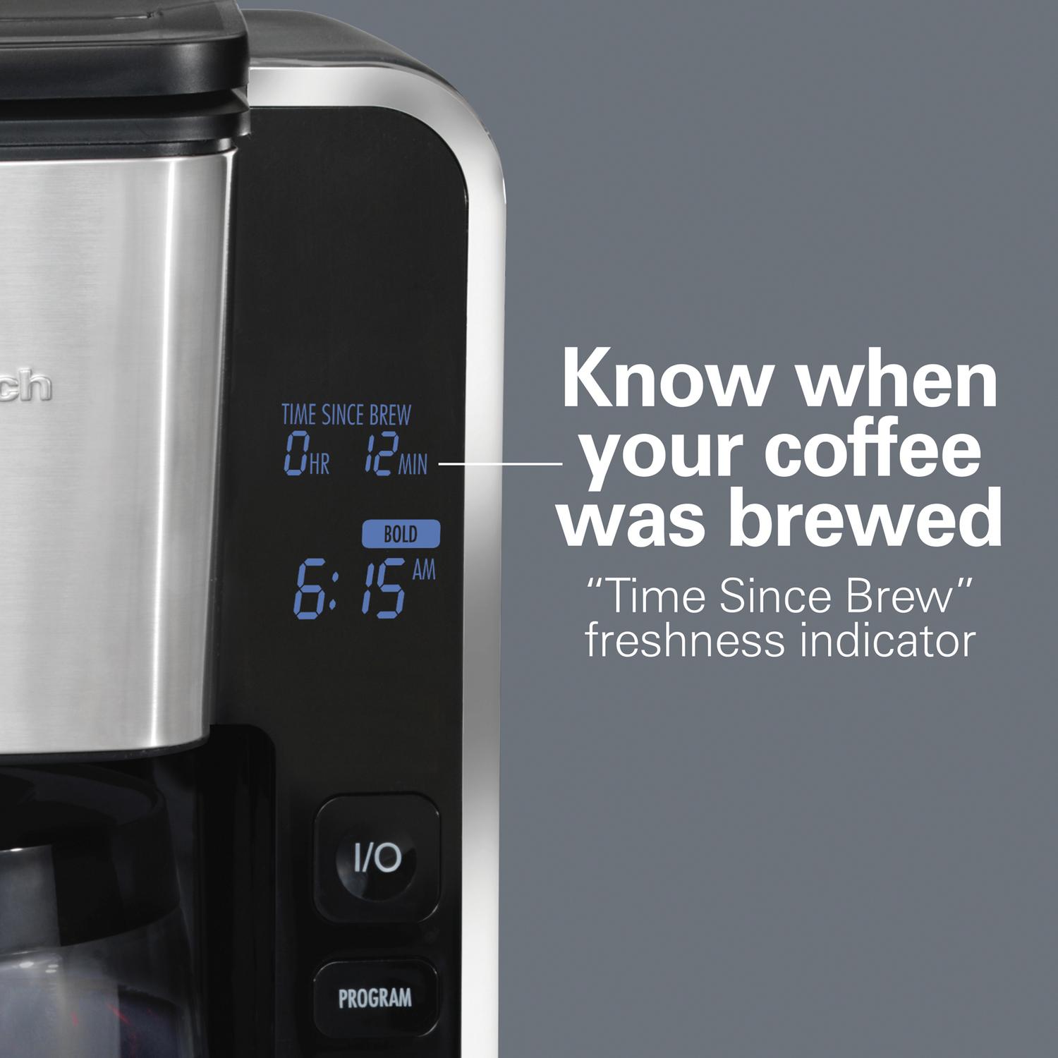 CAFETERA HAMILTON BEACH 46321 PROGRAMABLE 12 TAZAS — imagen 2
