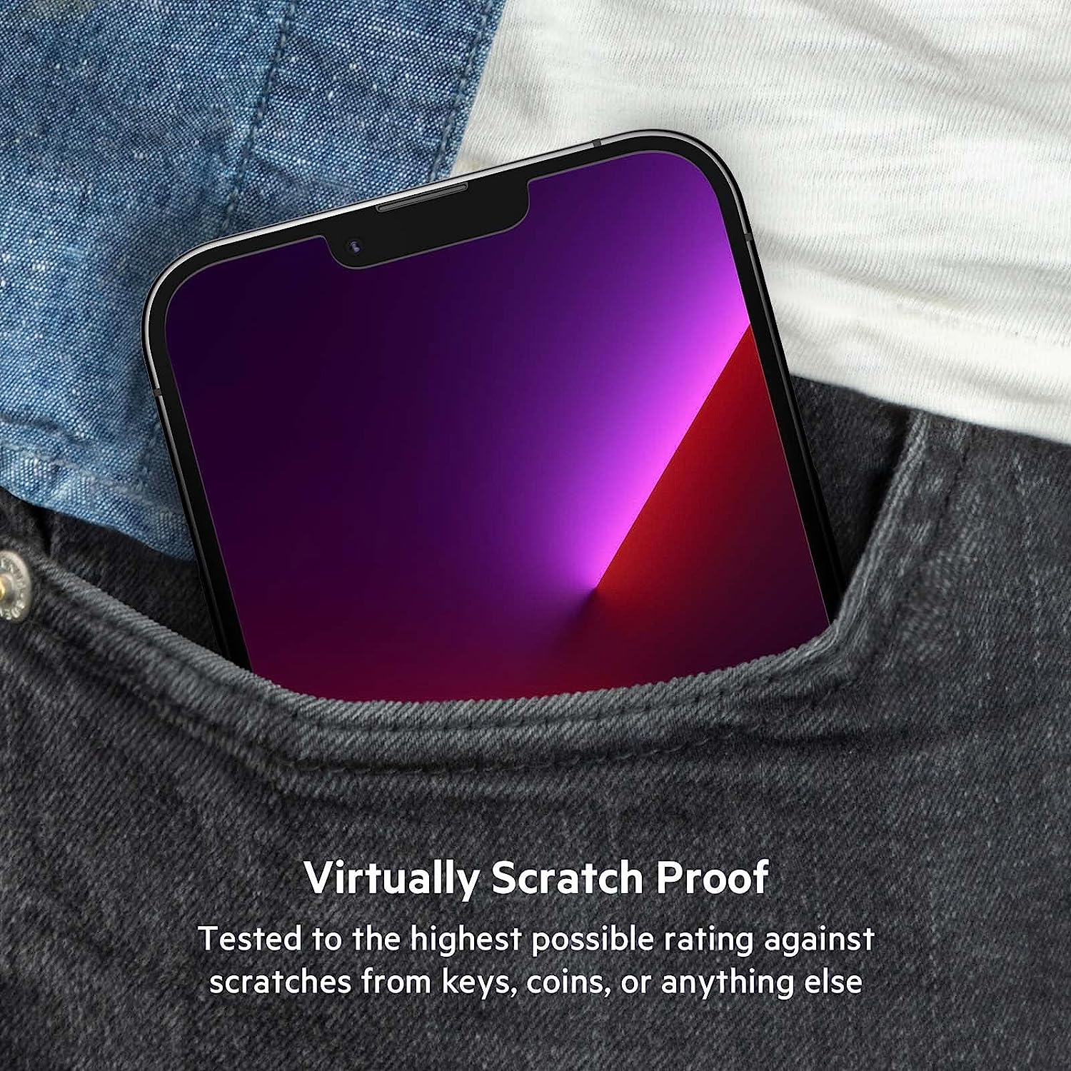 Mica Belkin Screen Force TemperedGlass - iPhone 14 Pro Max — imagen 6