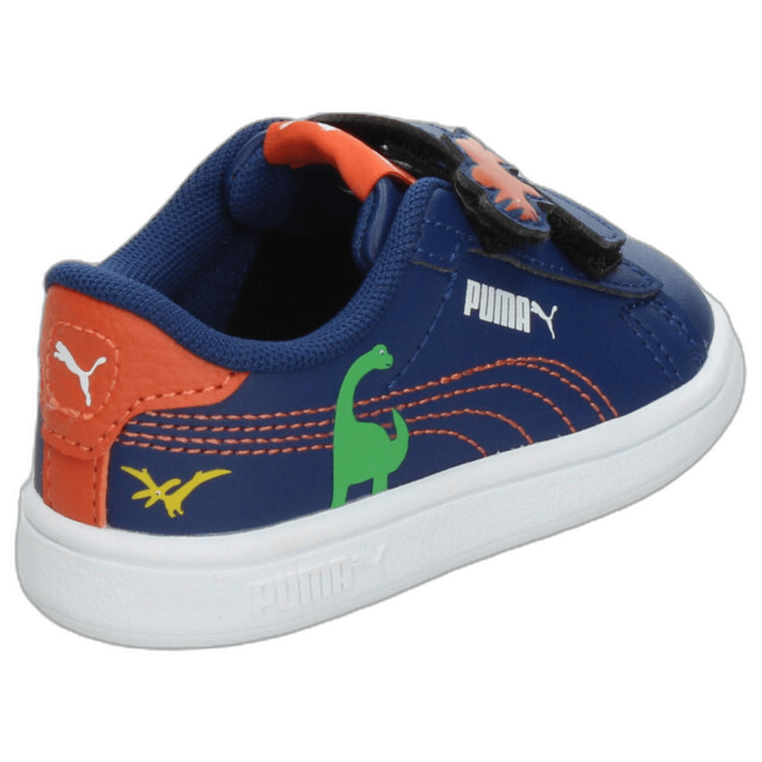 Tenis Puma Smash 3.0 Niño Casual Azul Infantil T11-16 — imagen 3