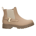 Bota Vavito Niña Casual Cierre Camel Infantil T18-22