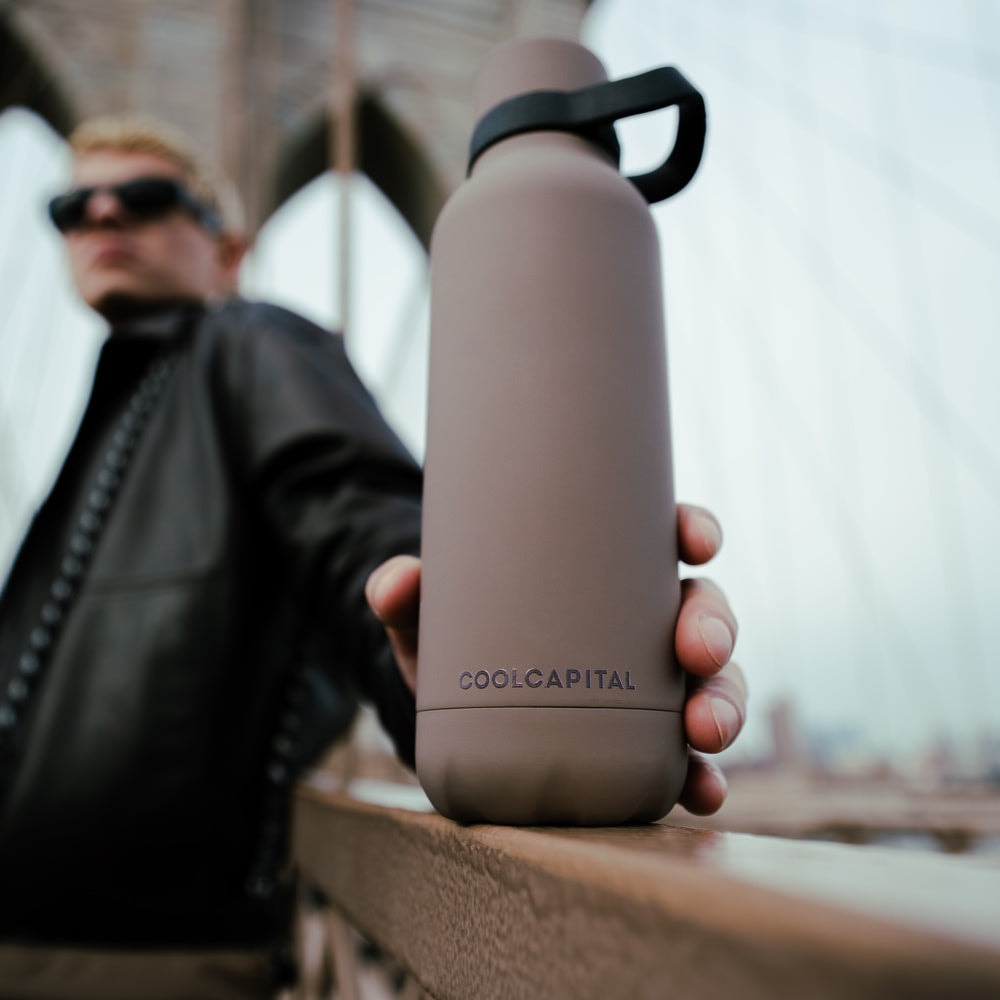 Termo Sora Cool Capital Acero Inoxidable 750ml Cafe — imagen 3