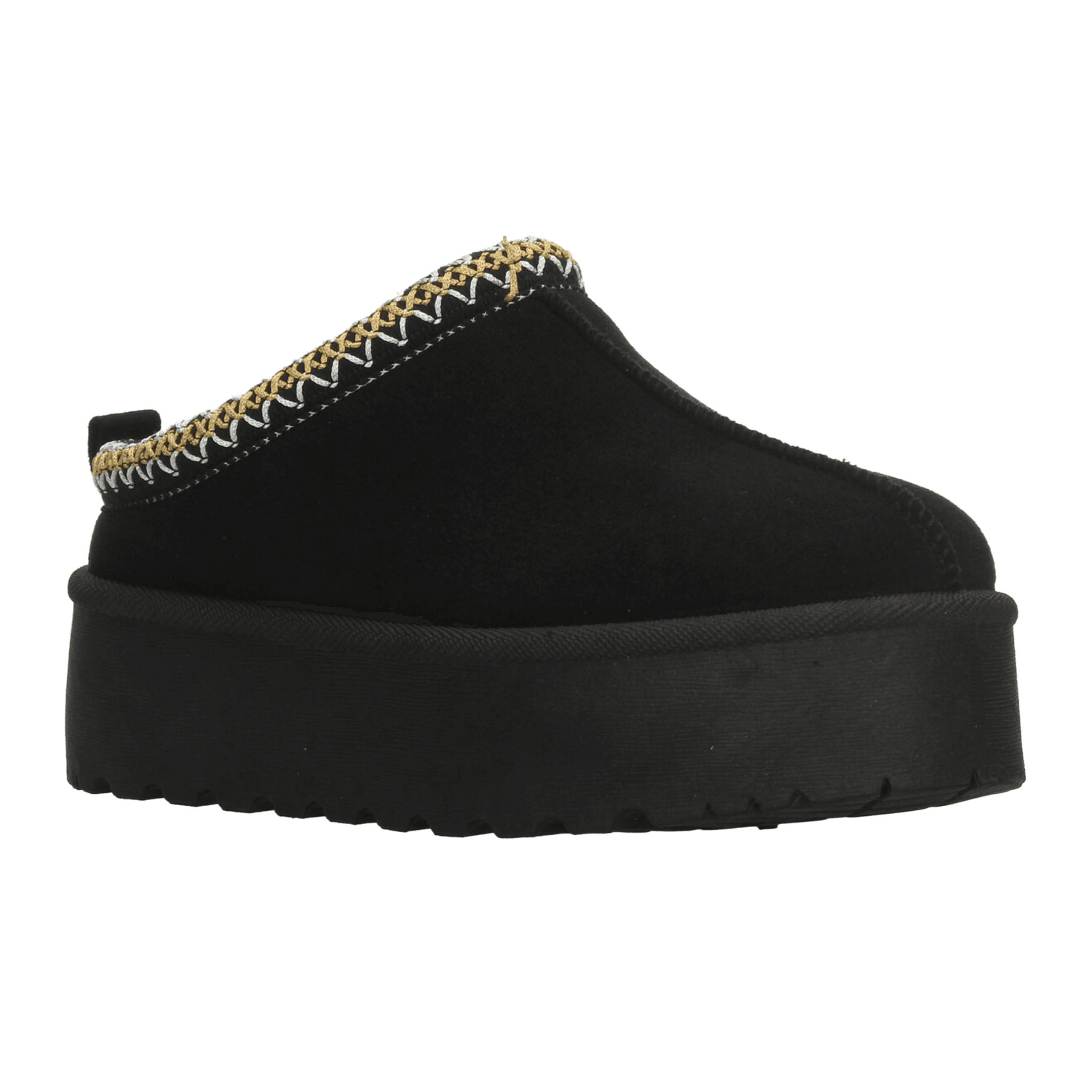 Zueco Berlin Dama Casual Chunky Plataforma Negro Mujer — imagen 2