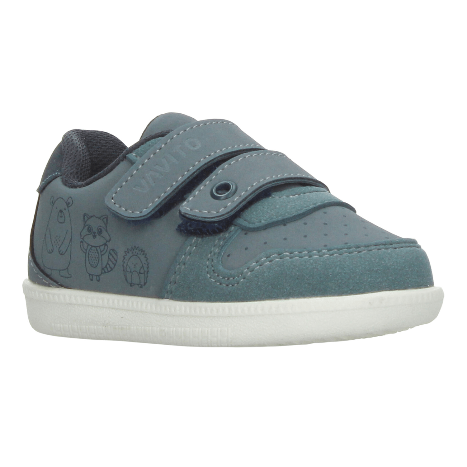 Tenis Vavito Niño Azul Deportivo Casual Cintas Adhesivas Infantil T15-18 — imagen 3