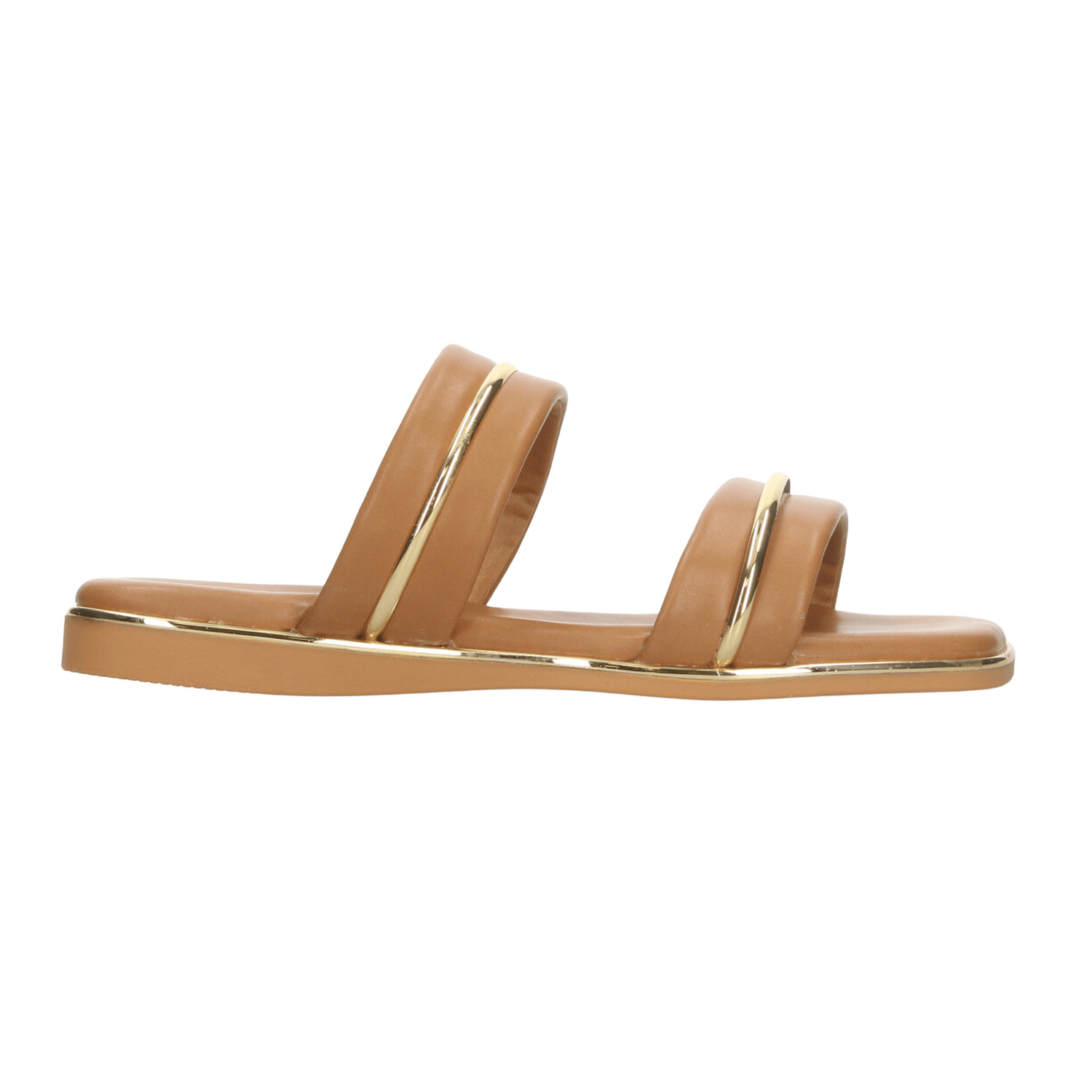 Sandalia Efe Dama Casual Slide Moda Café Mujer — imagen 1
