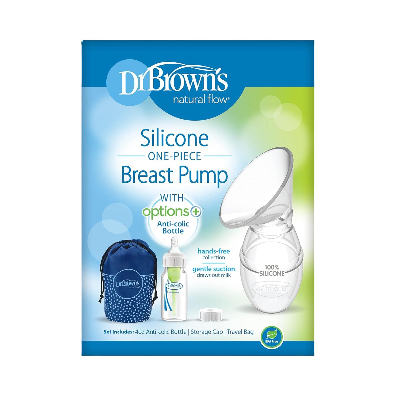 Extractor Y Recolector De Leche Dr Brown's Plástico Con Biberón Standard 4oz — imagen 1
