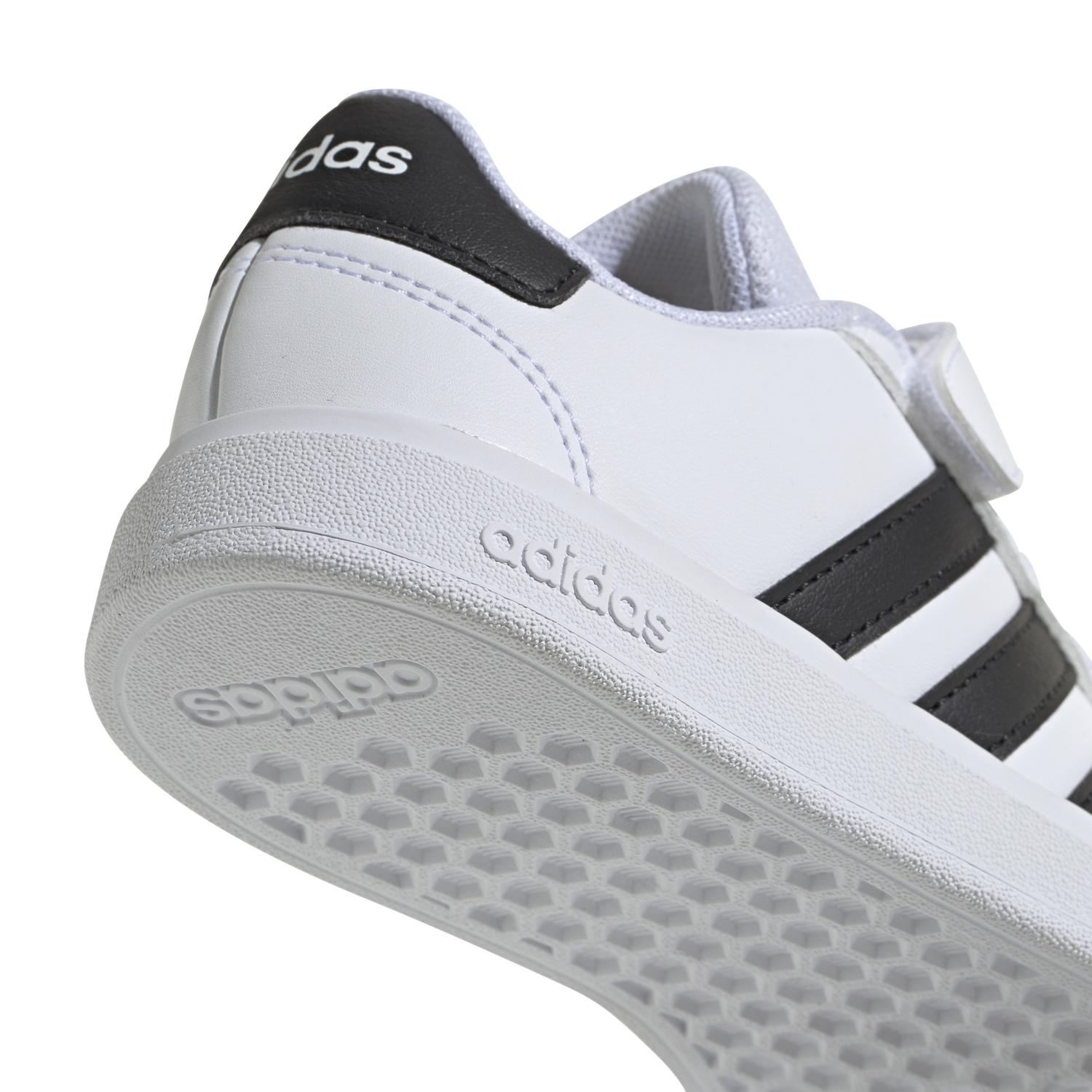 Tenis Adidas Grand Court 2.0 Niño Casual Blanco Infantil T16-22 — imagen 6