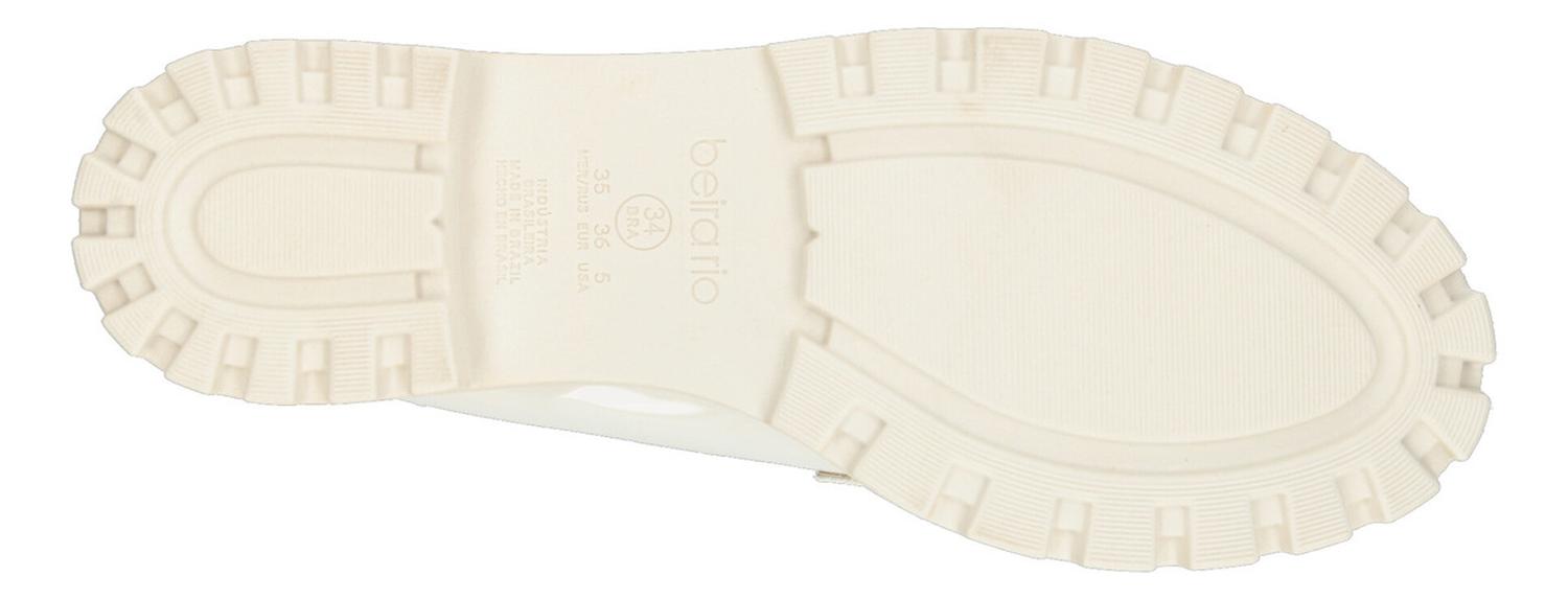 Zapato Beira Rio Dama Tacón Casual Formal Blanco Mujer — imagen 9