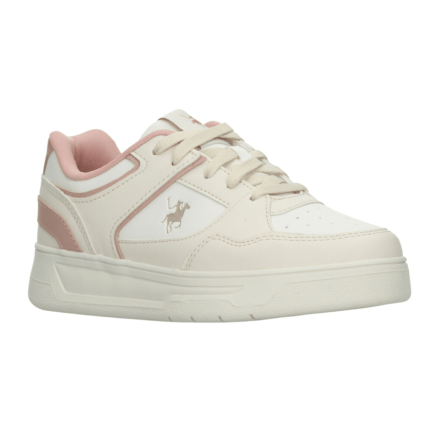 Tenis Polo Dama Beige Rosa Deportivo Para Mujer — imagen 3