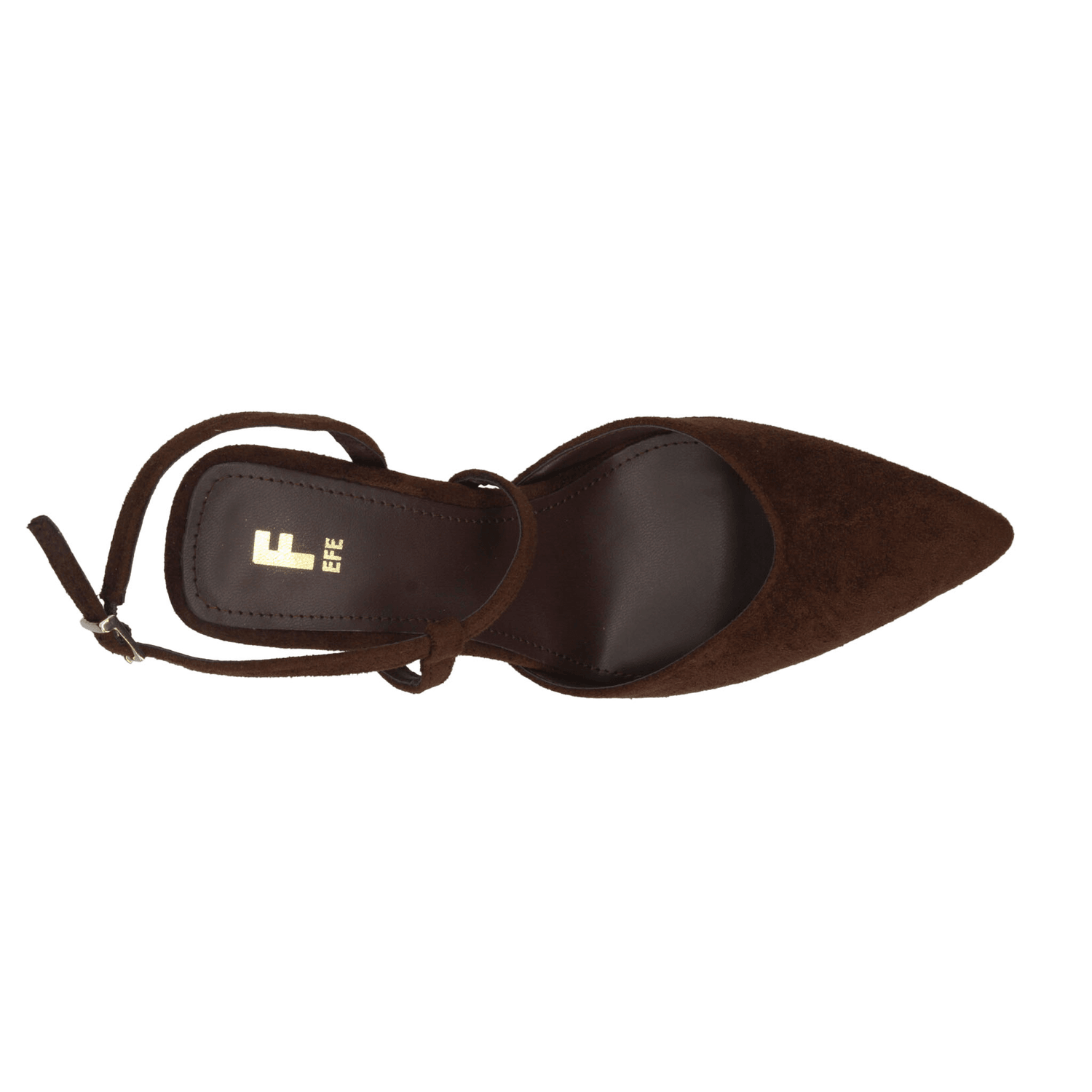Zapatillas Efe Dama Café Casual Formal Tacón Mujer — imagen 9