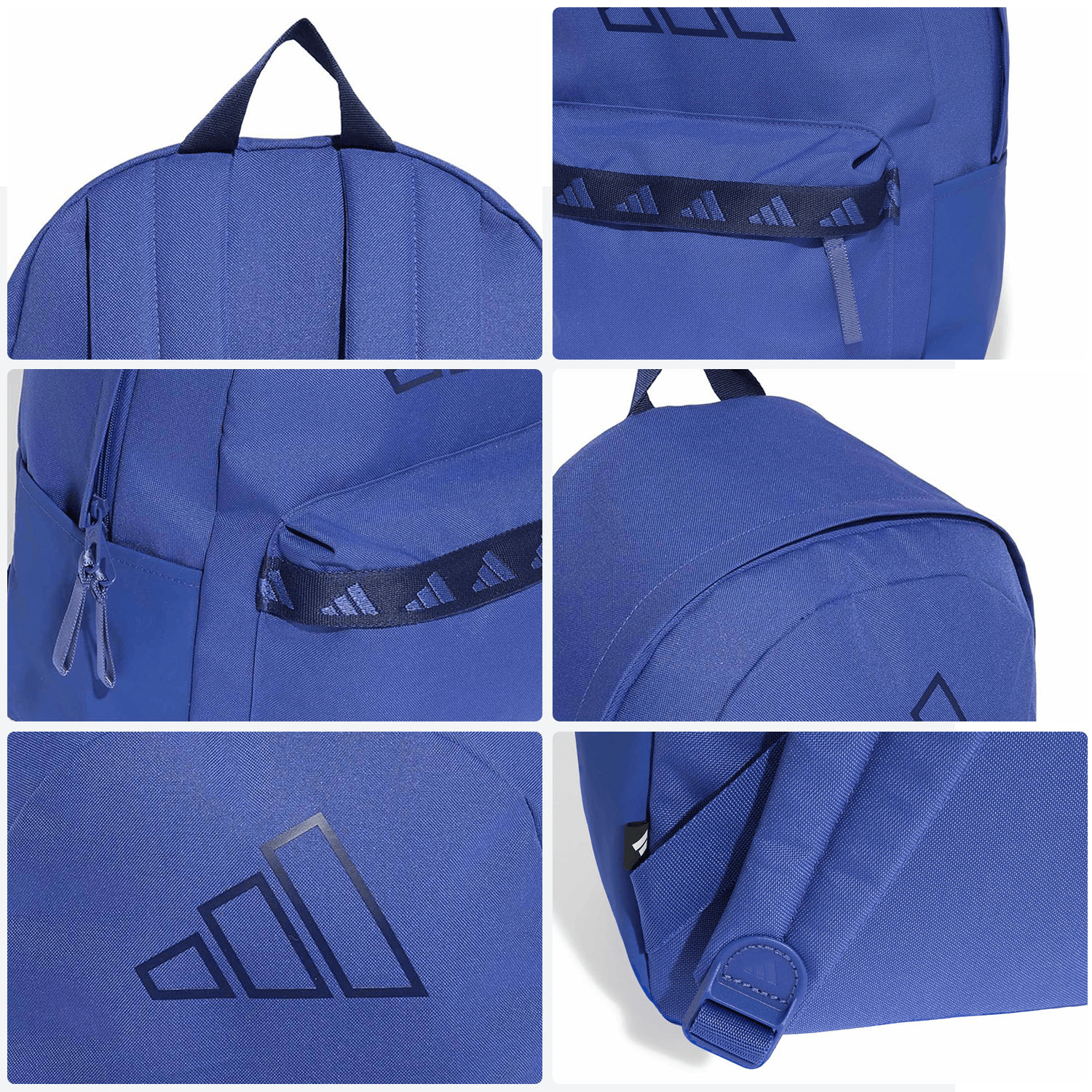 Mochila Adidas Classic Tape Azul Escolar Unisex 27L — imagen 7