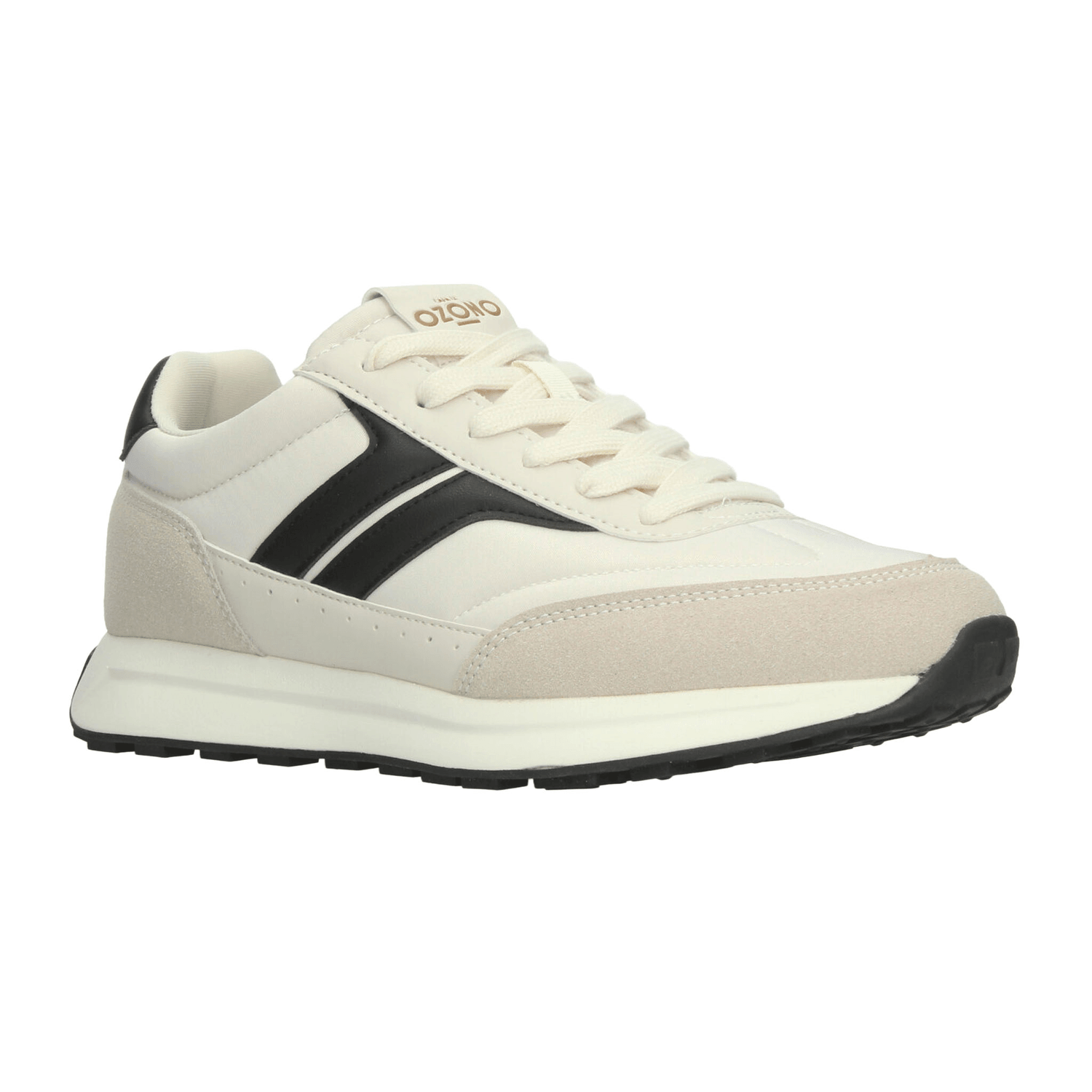 Tenis Ozono Hombre Casual Cintas Cómodo Blanco Caballero — imagen 2