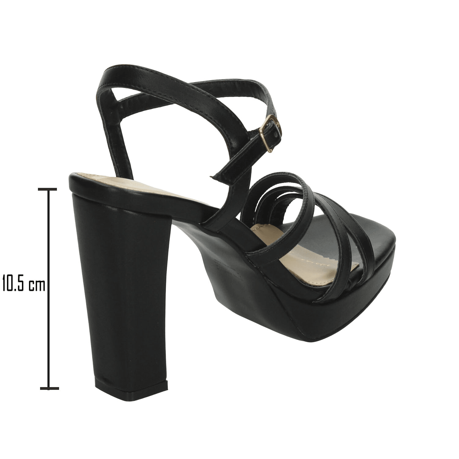 Sandalias Paulina Dama Negro Casual Para Mujer — imagen 4