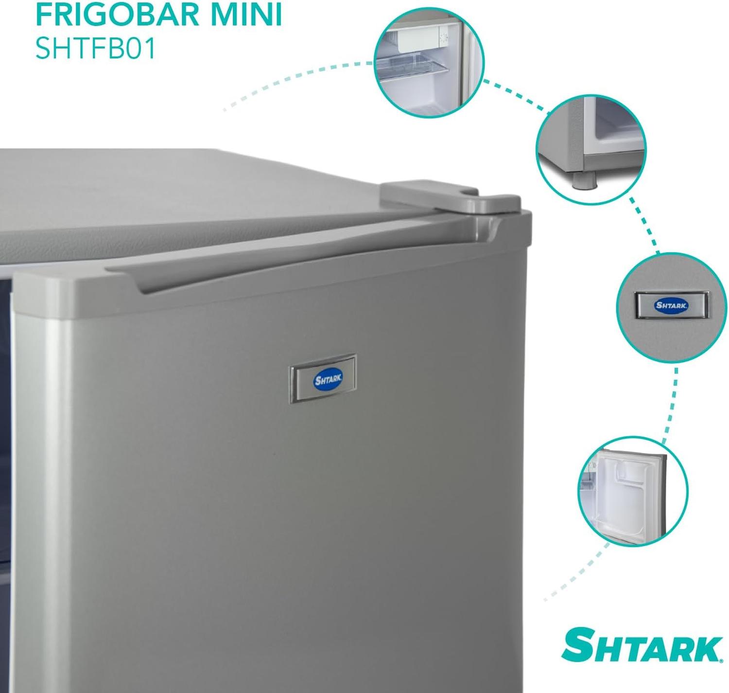 FRIGOBAR CUORY SHTF46LP 1.6 PIES DE 46L 127V PLATA — imagen 4