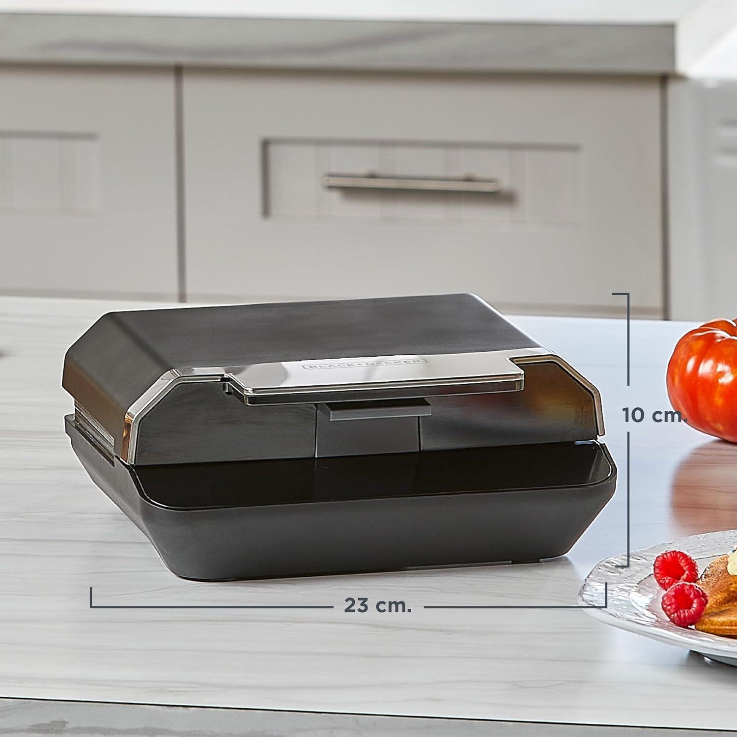Sandwichera Black+Decker SM602F 750 W para 2 Sandwiches — imagen 3