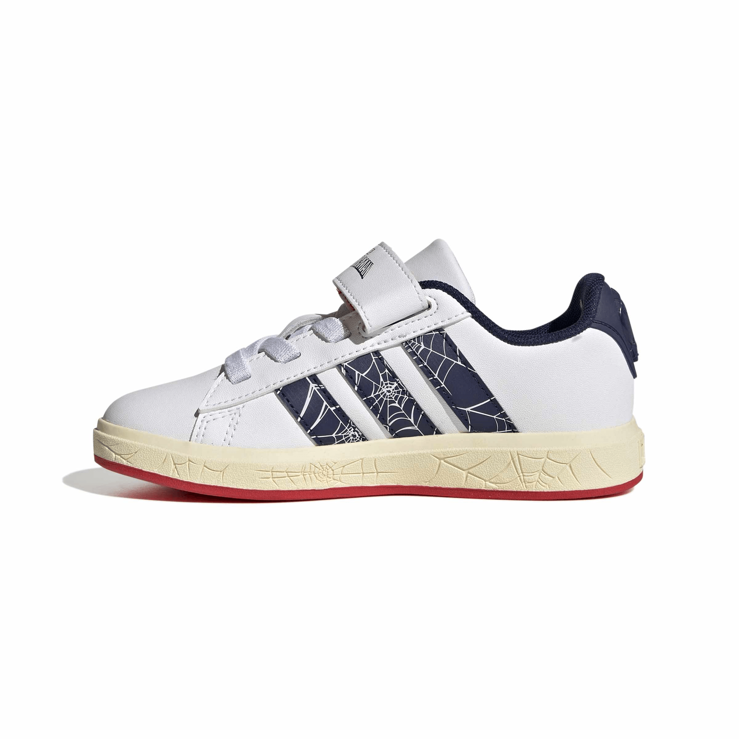 Tenis Adidas Grand Court Niño Spider-man Hombre Araña Blanco Infantil T17-22 — imagen 11