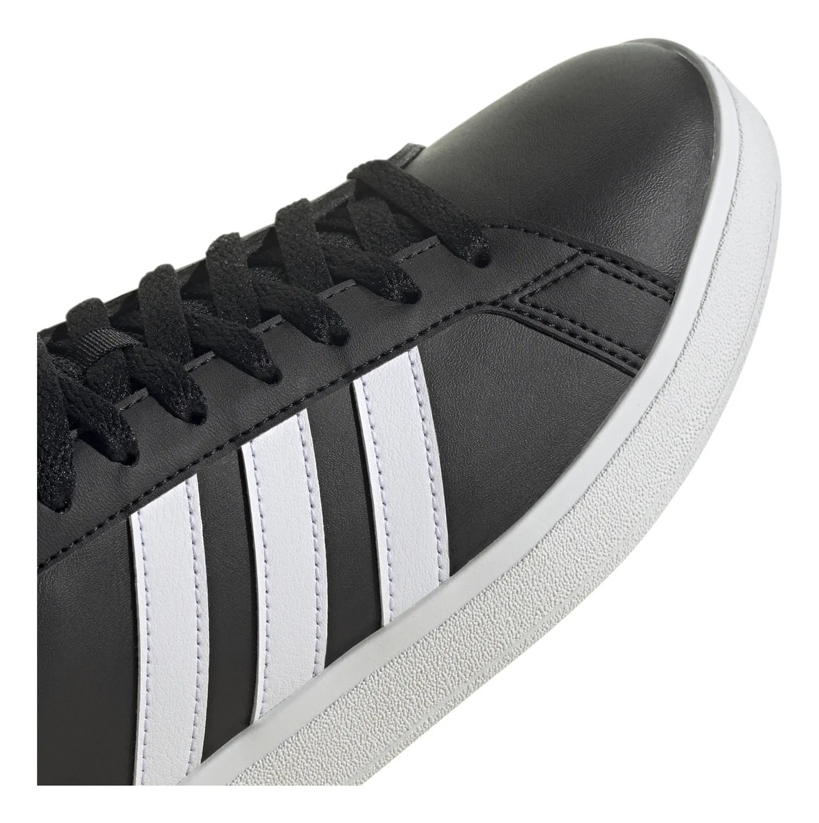 Tenis adidas Grand Court Dama Casual Negro Con Blanco Mujer — imagen 14