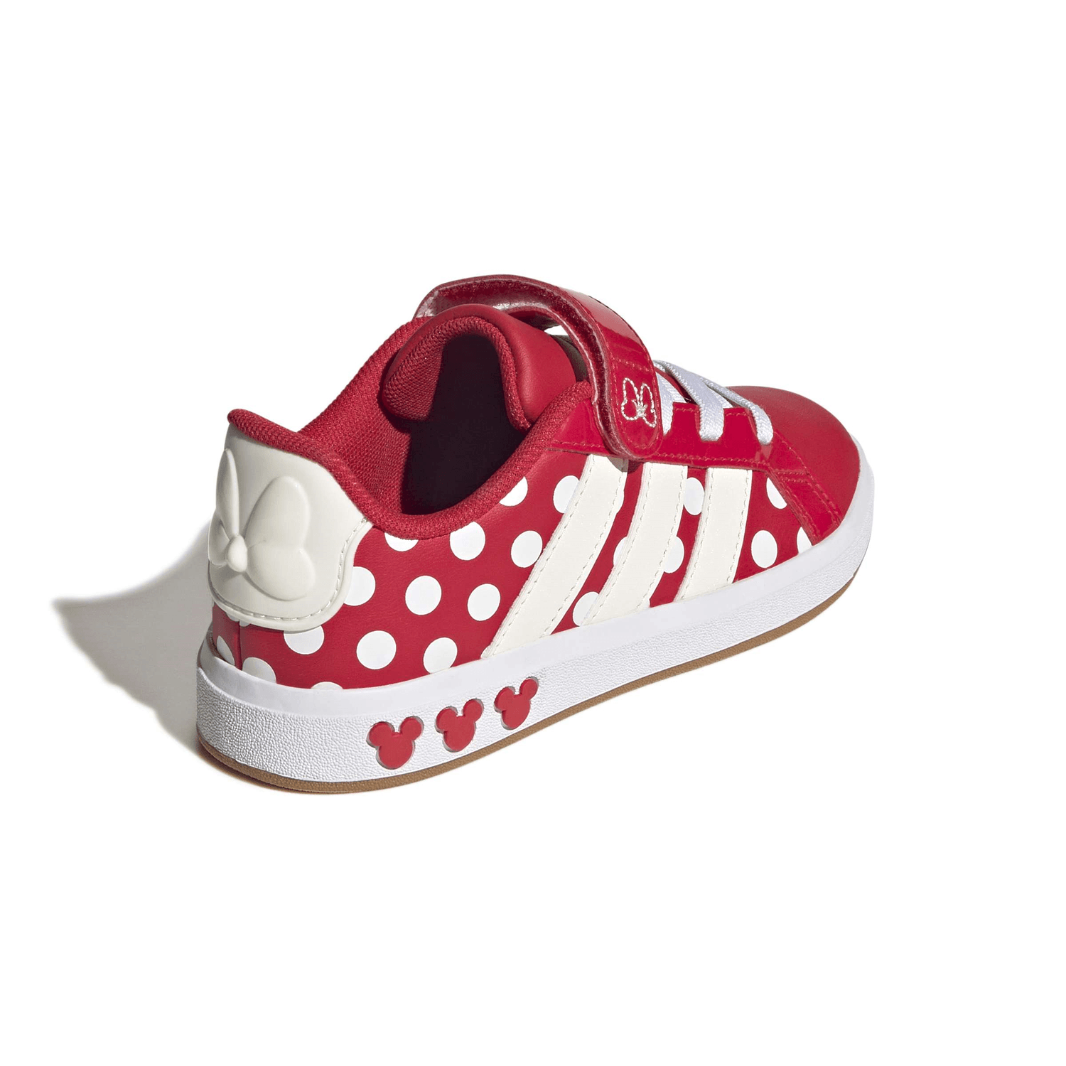 Tenis Adidas Grand Court Niña Rojo Casual Infantil T16-22 — imagen 4