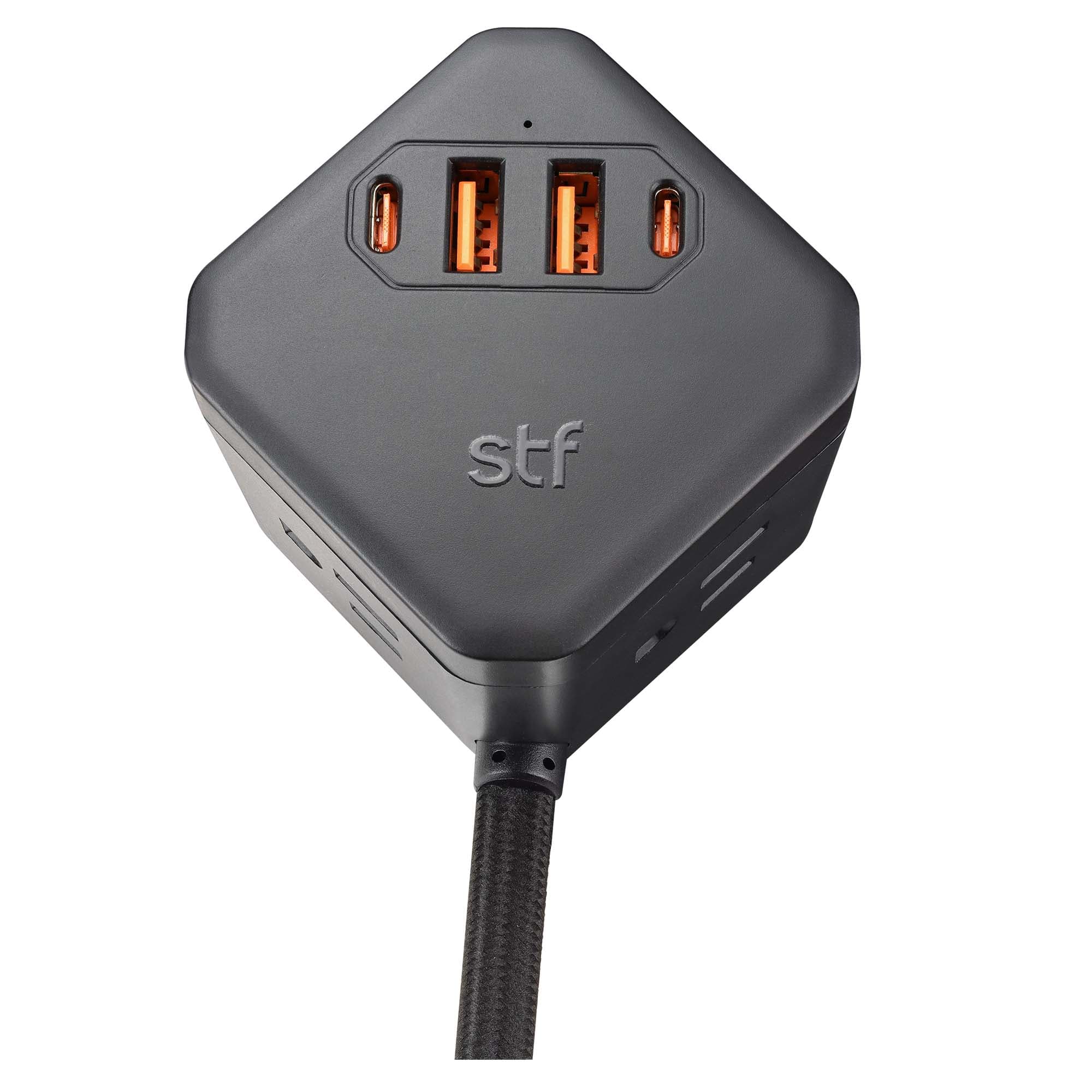 Multicontacto con extensión eléctrica STF GaN 30W USB y USB-C Carga ultra rápida — image 3