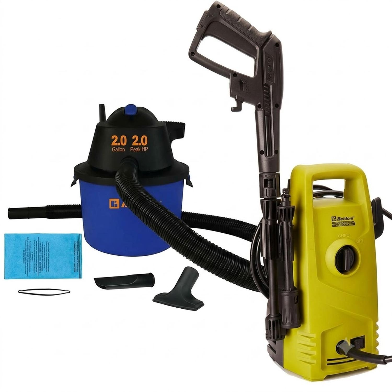 HIDROLAVADORA POTENTE HL145V + ASPIRADORA WD2.5MA KOBLENZ — imagen 1