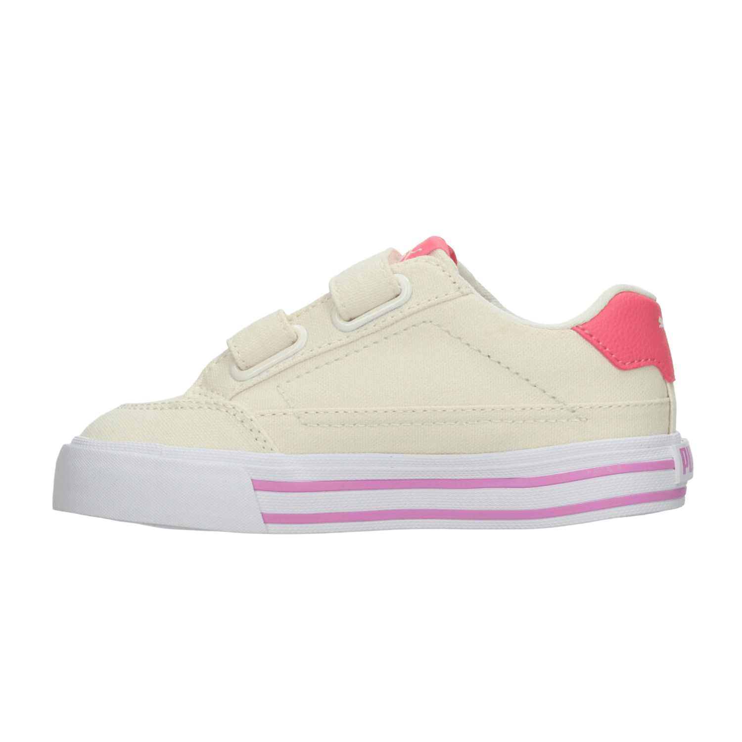 Tenis Puma Court Classic Niña Casual Off White Infantil T16-22 — imagen 5