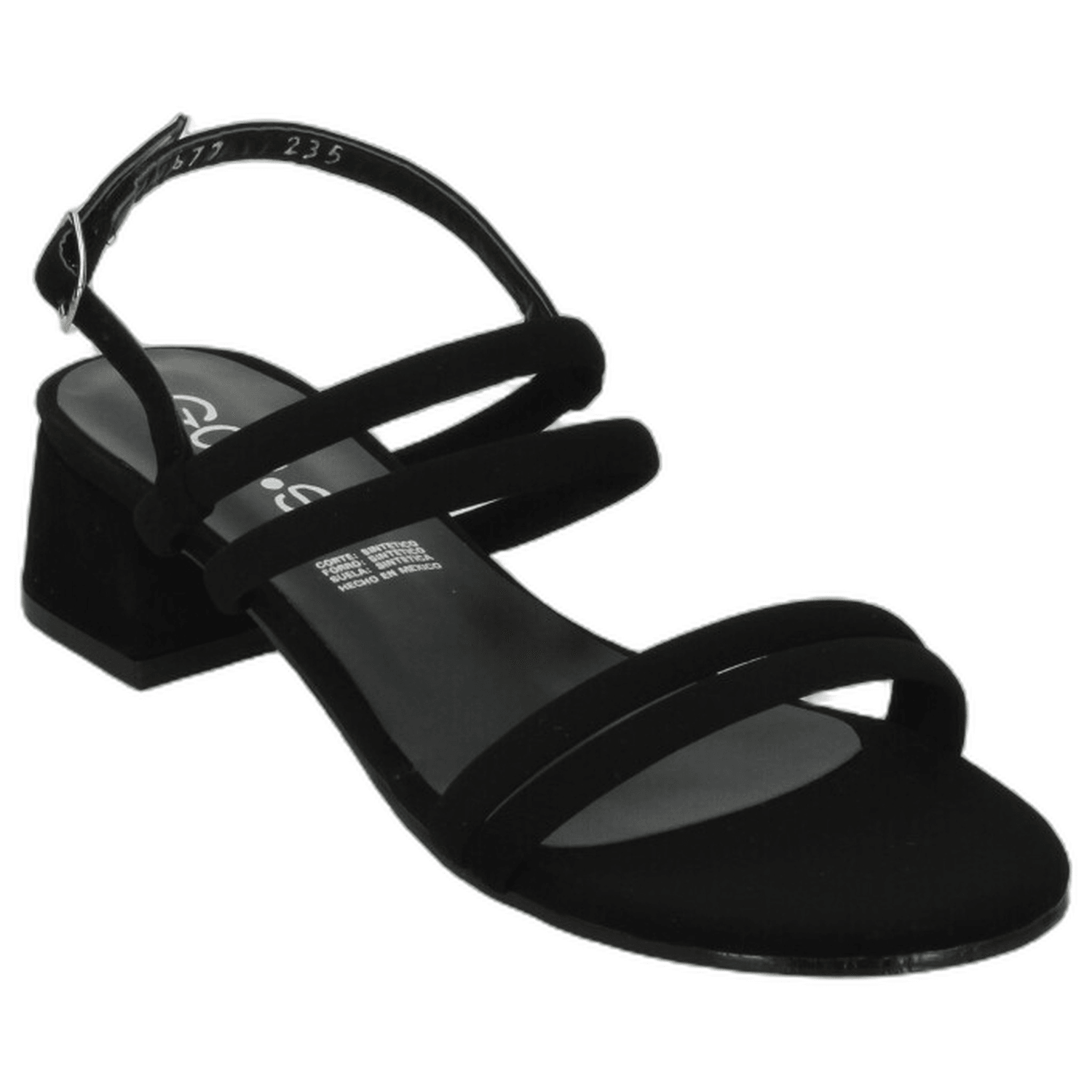 Sandalias Gonsa Dama Negro Casual Para Mujer — imagen 5