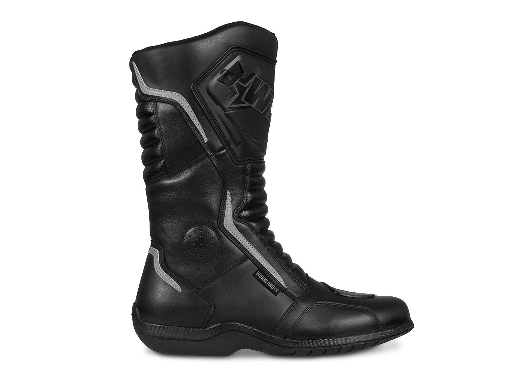 Botas hombre motociclista biker touring WKL 80020 Negro — imagen 13