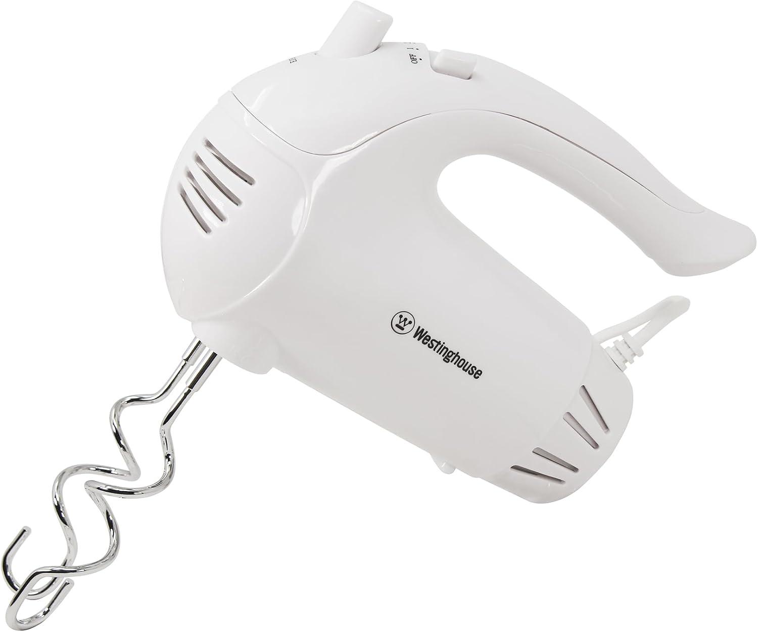 Batidora de Mano Westinghouse WKHM8208 5 Velocidades 120W Blanca — imagen 2