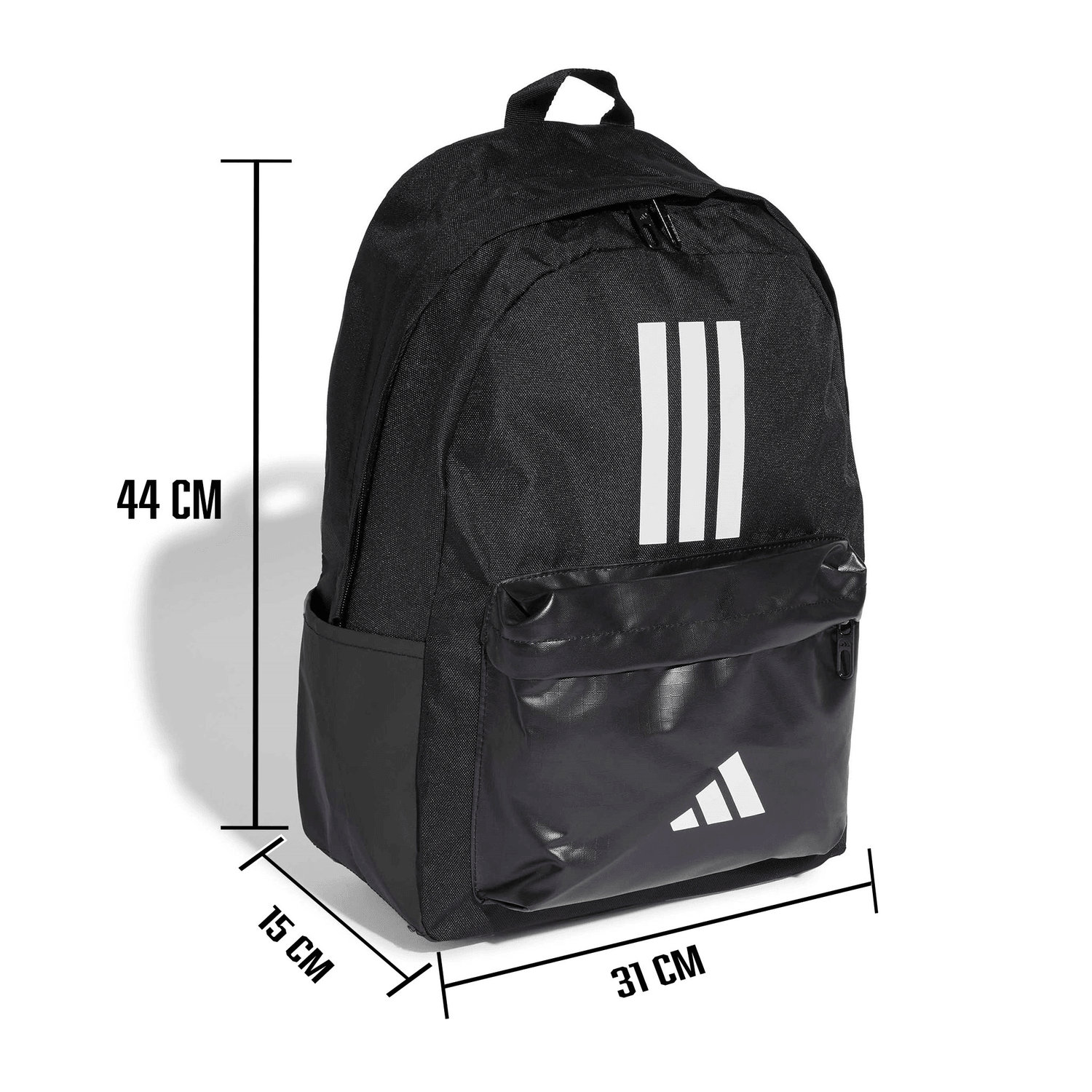 Mochila Unisex Adidas Classic Bars Negro Escolar 28L — imagen 8