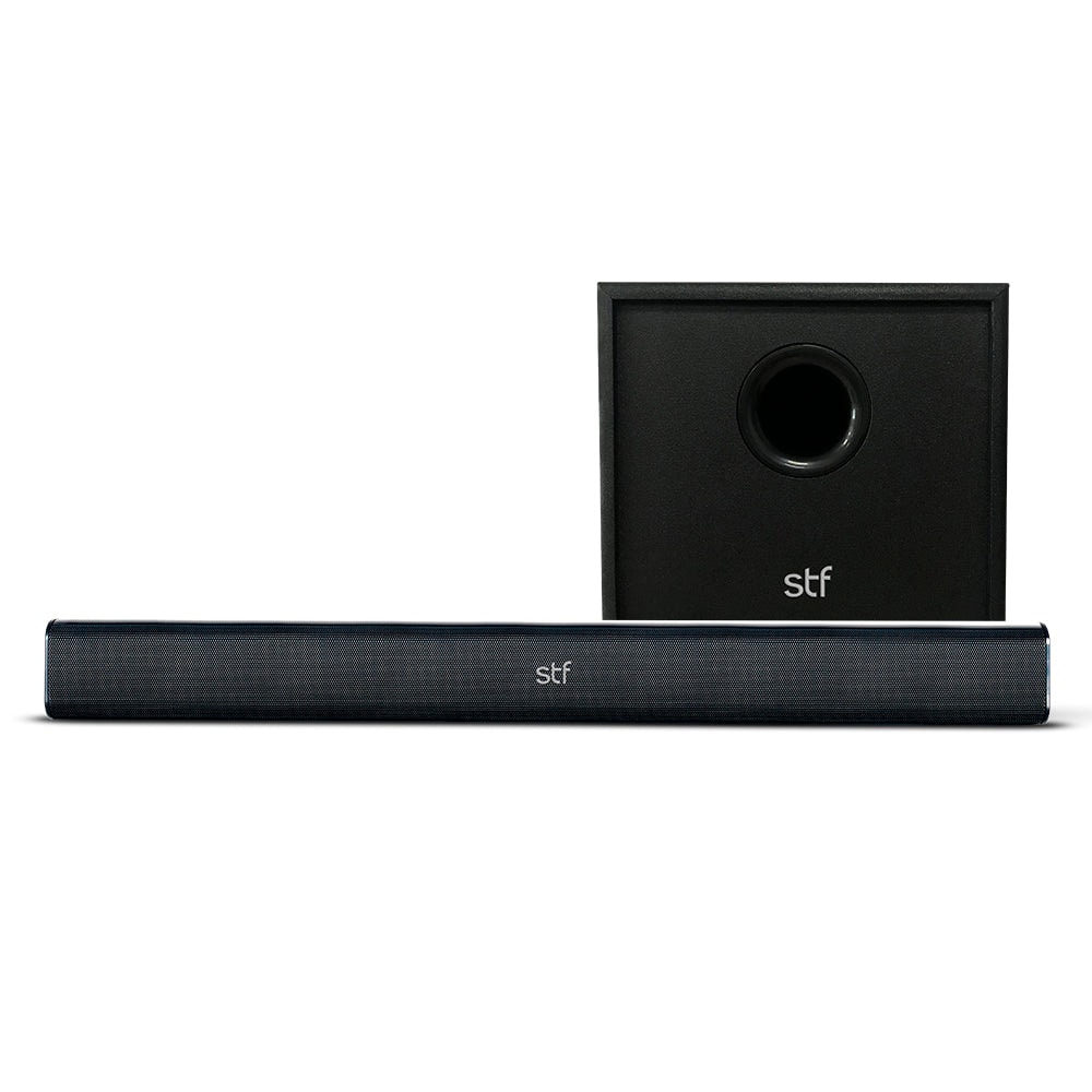 Barra de sonido bocina STF Alud Pro: 2.1 subwoofer, alámbrico, 35W, audio óptico — imagen 2