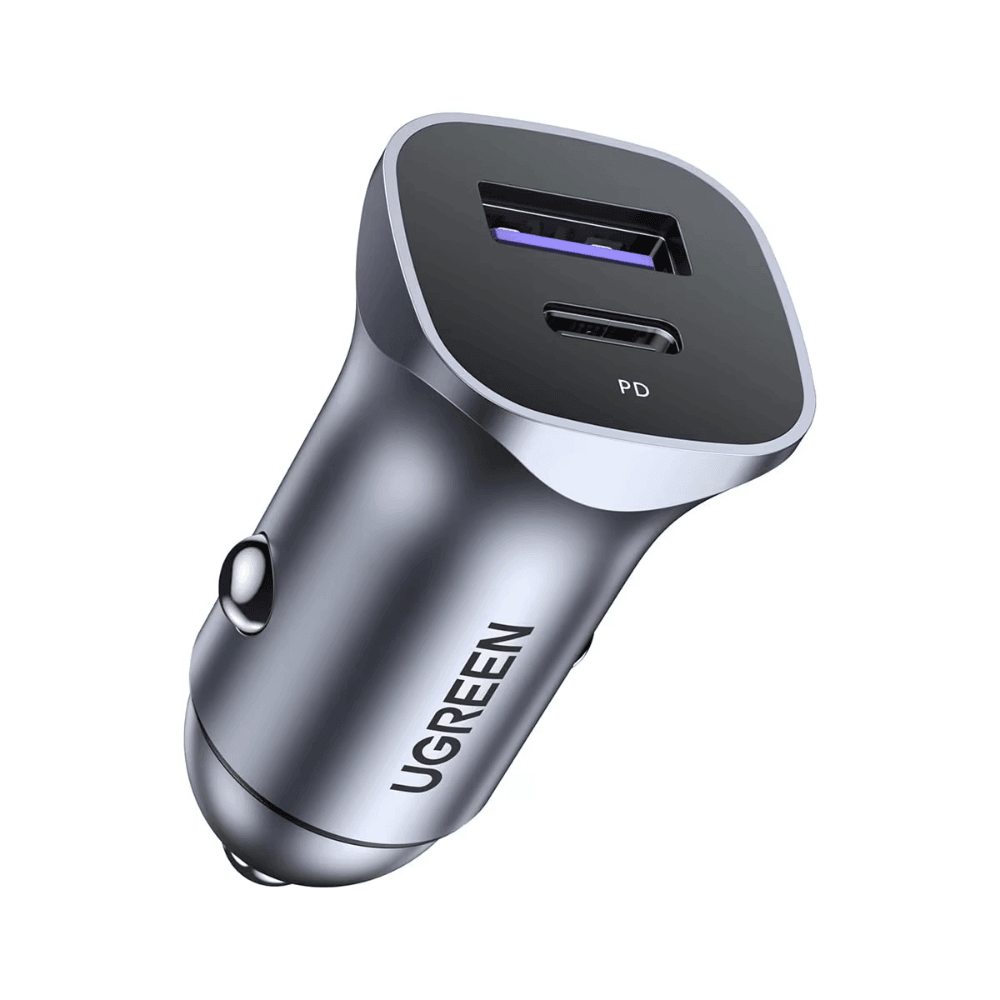 Cargador para Carro UGreen Dual Port Fast Car Charger 30w - Negro — imagen 3