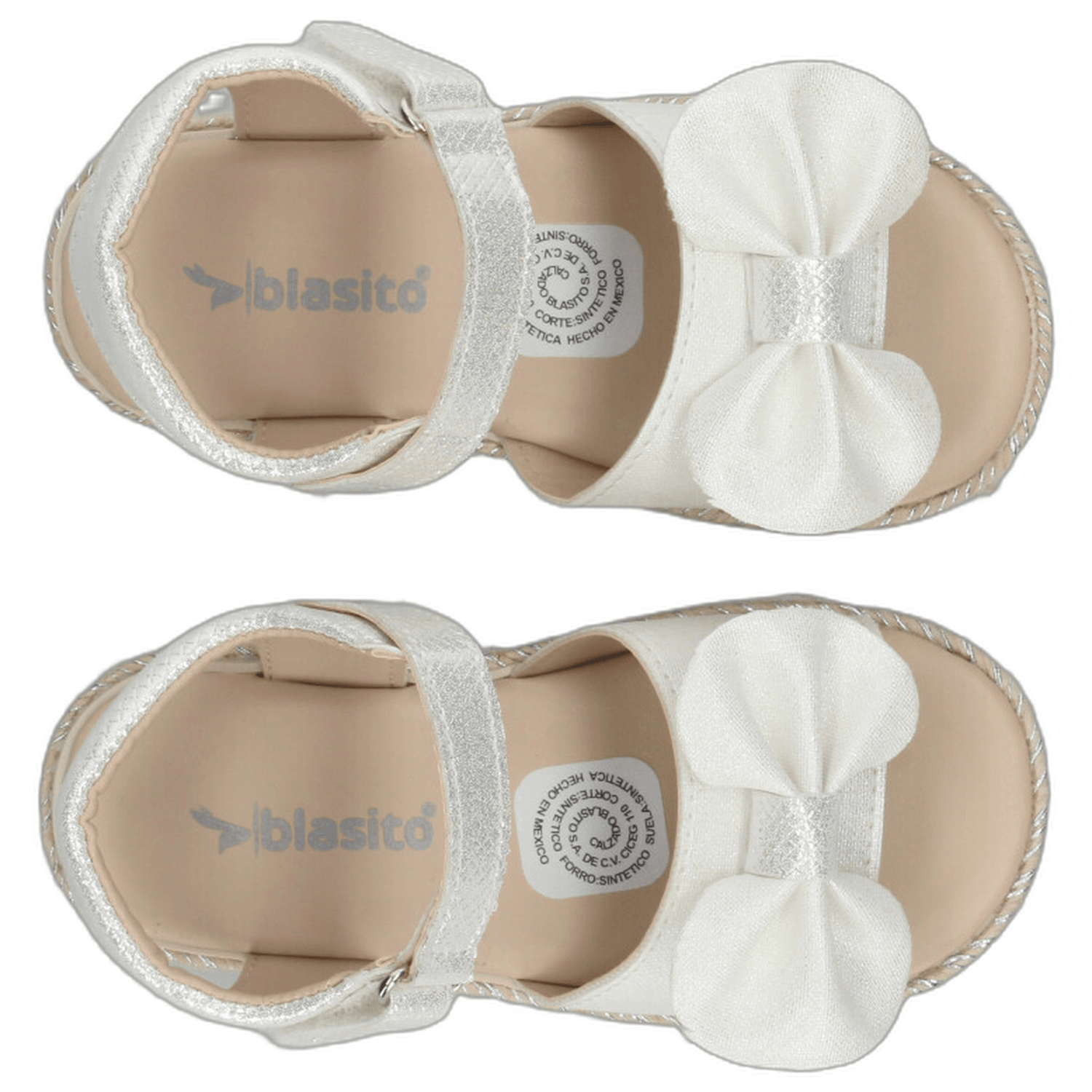 Sandalias Blasito Niña Casual Blanco Infantil T15-19 — imagen 10