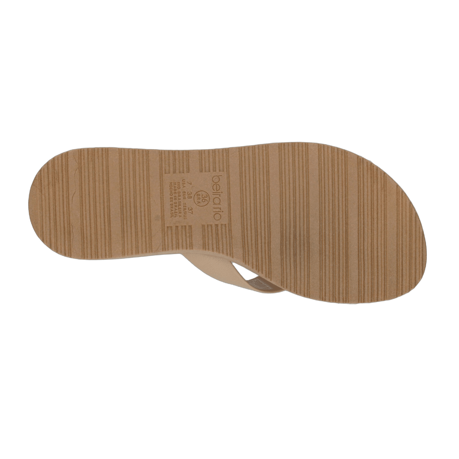 Sandalias Beira Rio Dama Casual Beige Mujer — imagen 9