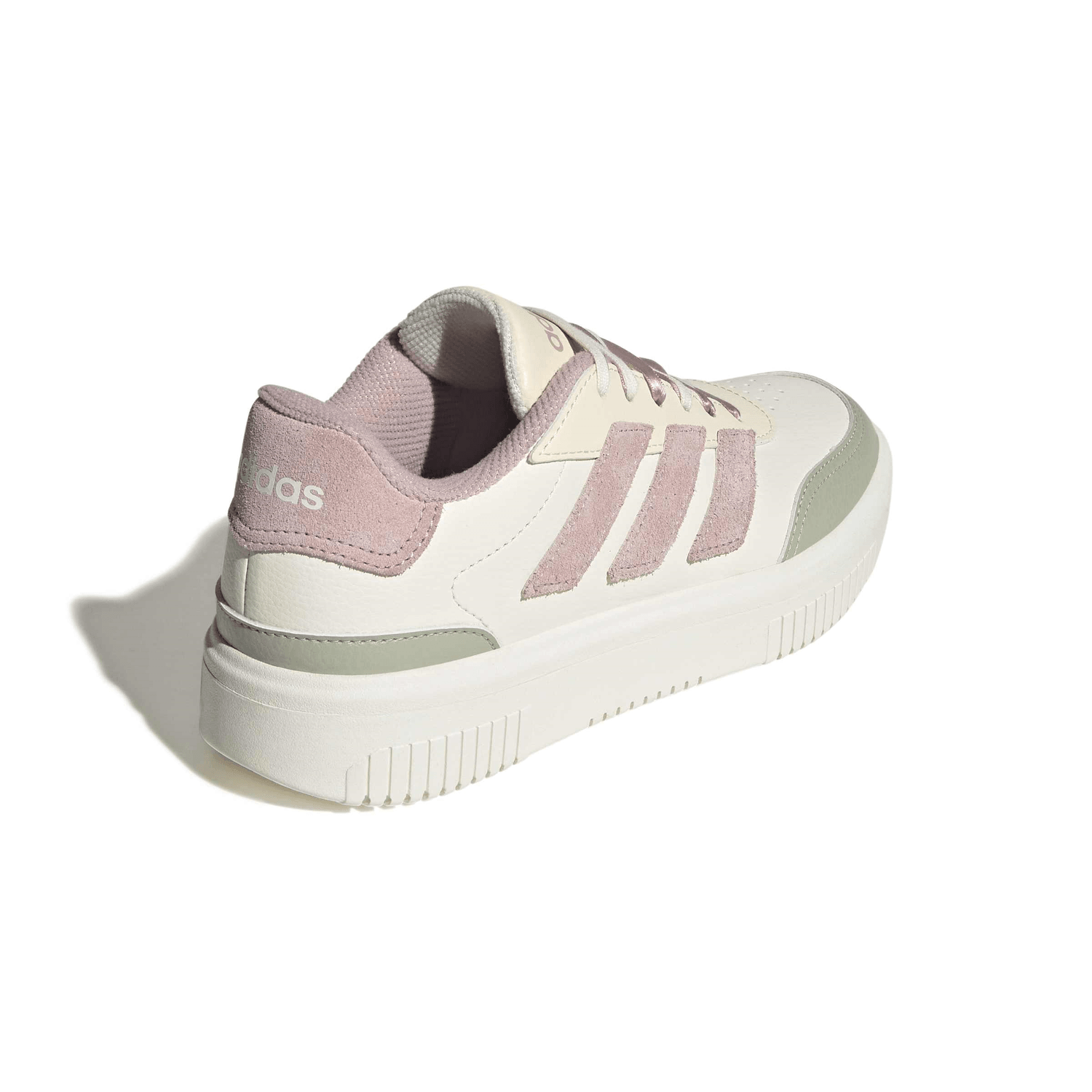 Tenis Dama Adidas Courtblock Bold Hueso Casual Mujer — imagen 3