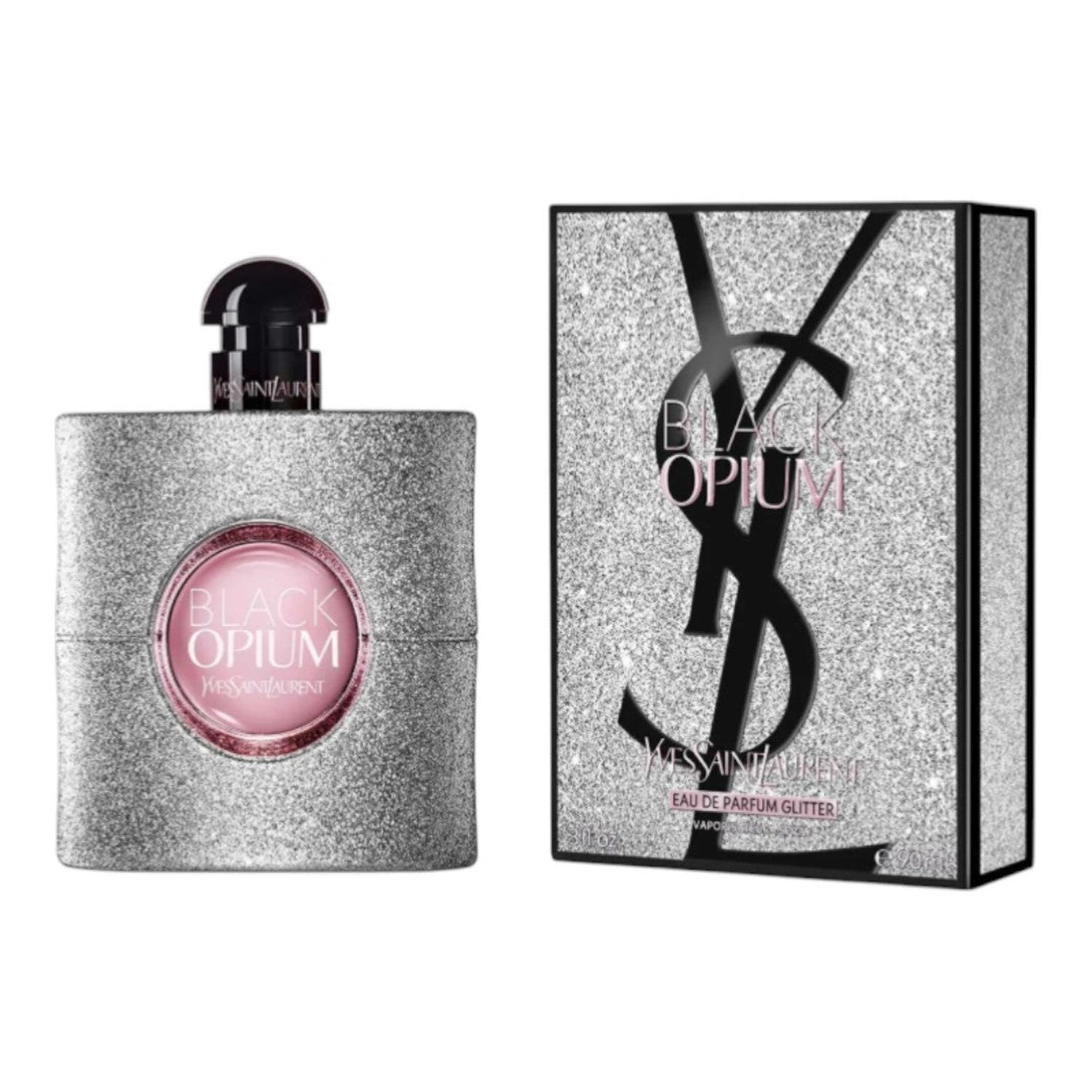 YVES SAINT LAURENT BLACK OPIUM EDP GLITTER 90 ML DAMA — imagen 3