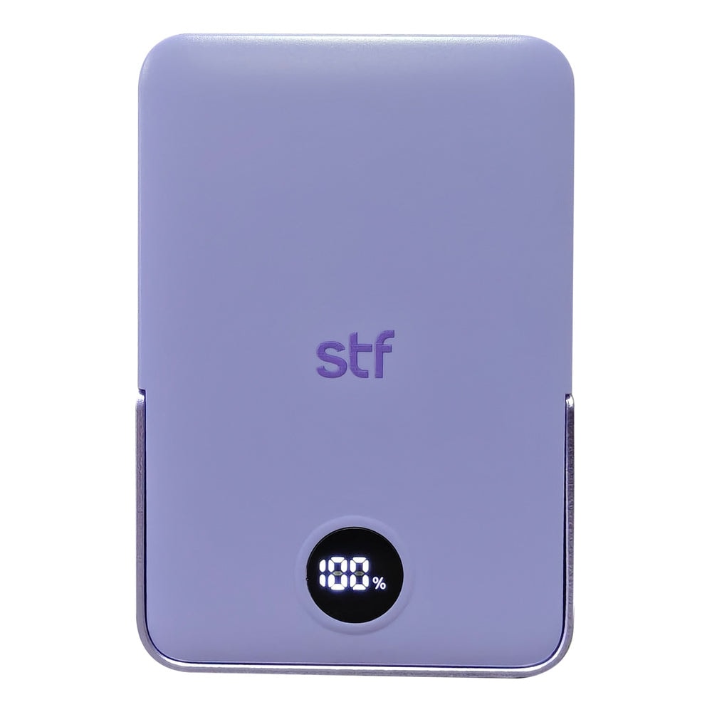 Batería Power Bank Portátil STF 5000 mAh 20W Carga Magnética Lila — imagen 2