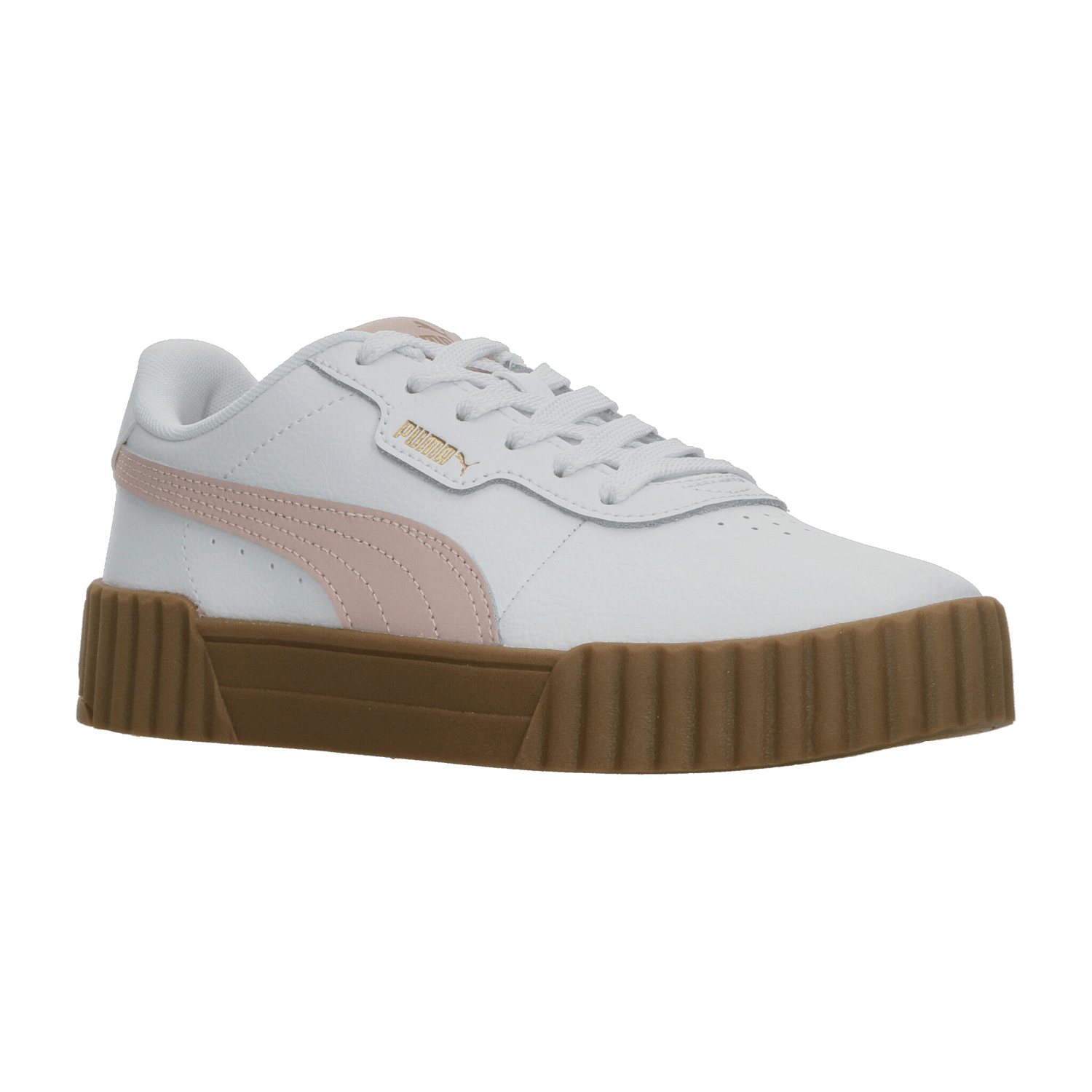 Tenis Puma Carina 3.0 Jr. Niña Blanco Casual Dama Jr. T22-25 — imagen 3