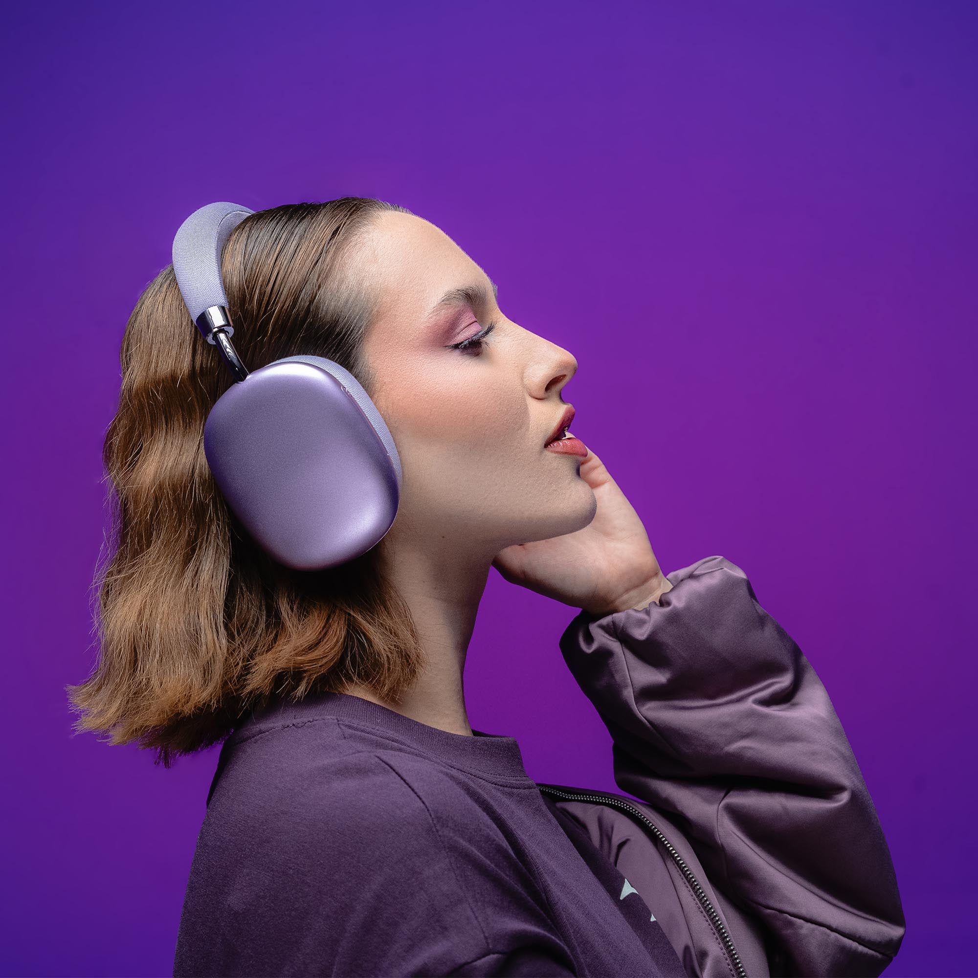 Audifonos Inalambricos On Ear STF Cherry 20 Hrs Lila — imagen 3