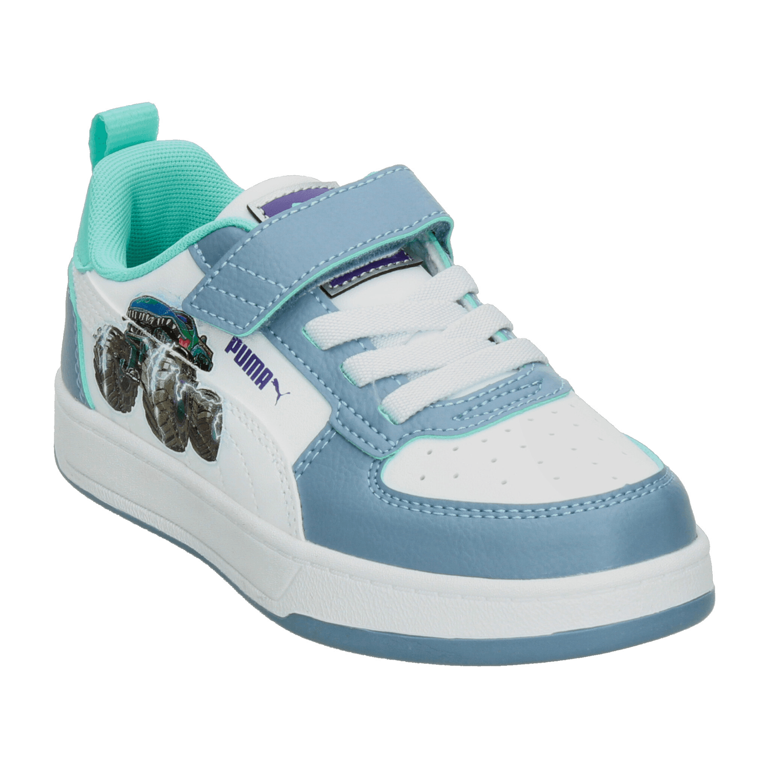 Tenis Niño Puma Hot Wheels Blanco Casual Infantil T17-22 — imagen 5
