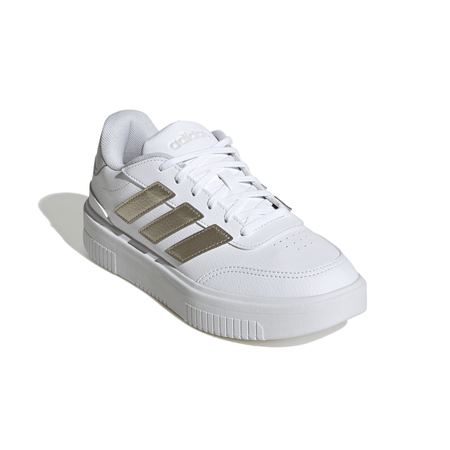 Tenis Adidas Courtblock Bold Dama Casual Blanco Mujer — imagen 3