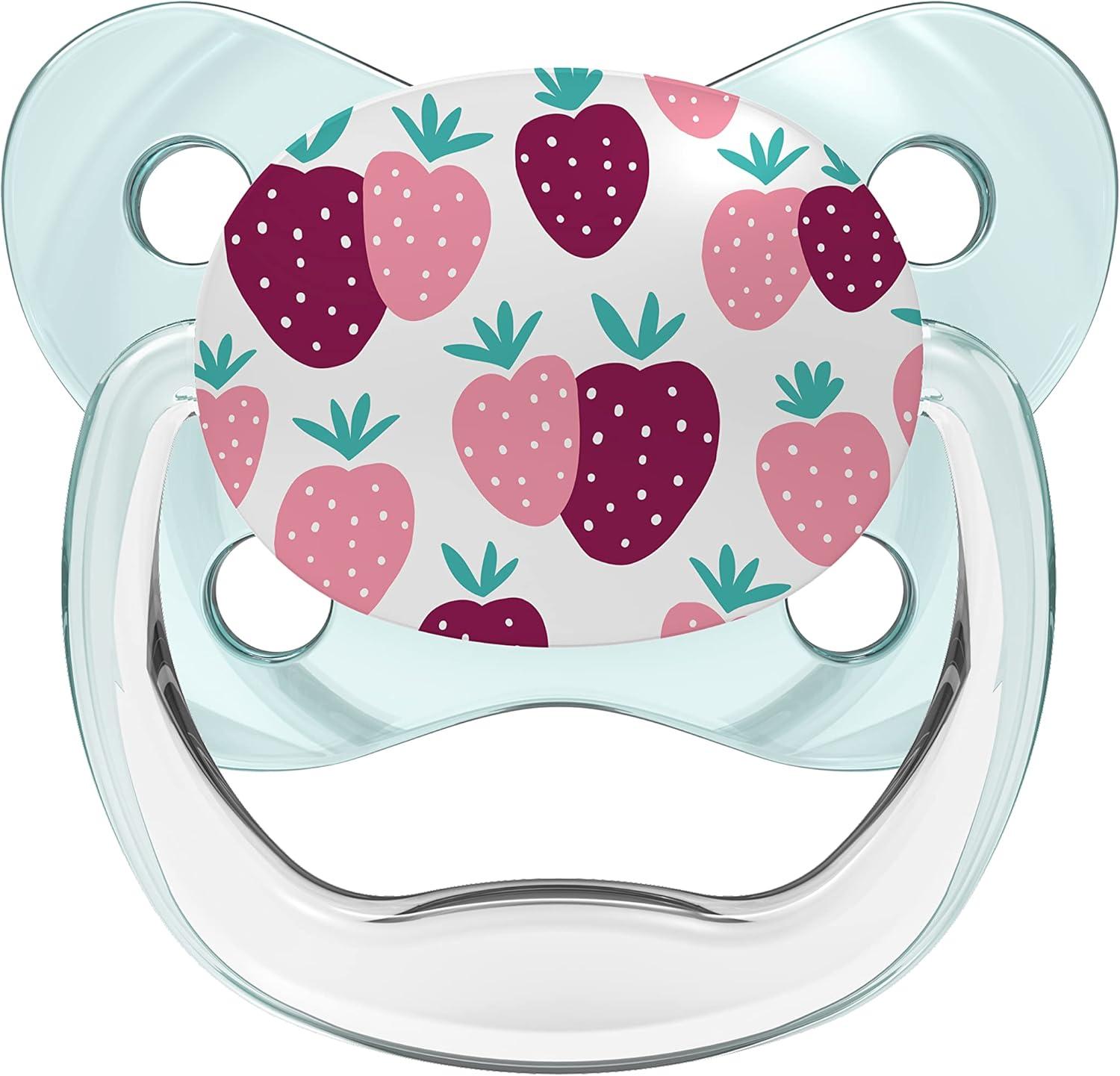 2 Chupones Para Bebé Dr Browns Prevent Etapa 1 0-6 M Color Rosa Período De Edad 0 A 6 Meses — imagen 2