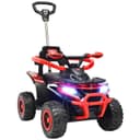 Montable Eléctrico Infanti Urban Kids LX para Niño Rojo con Bastón Dirigible y Luces