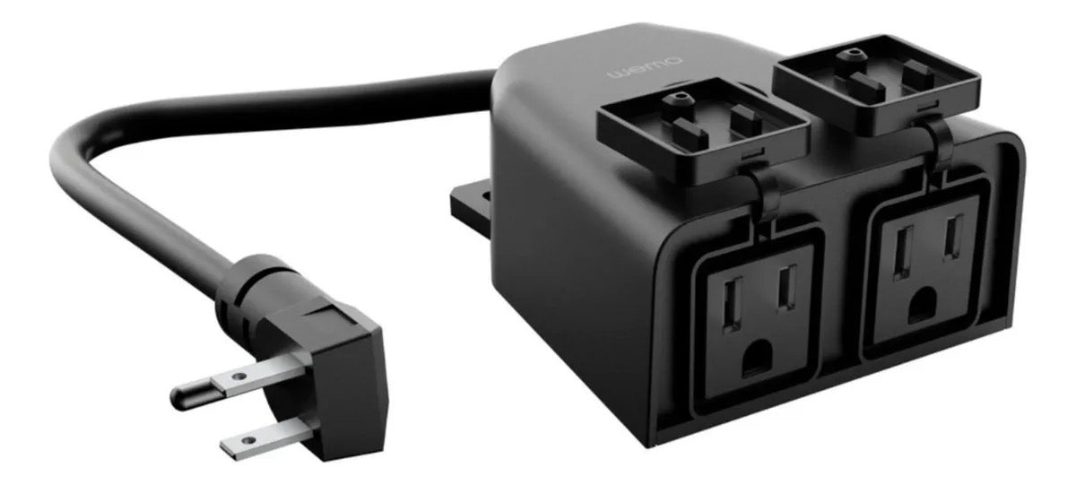 Enchufe Inteligente WeMo WiFi Smart Outdoor Plug - Negro — imagen 2