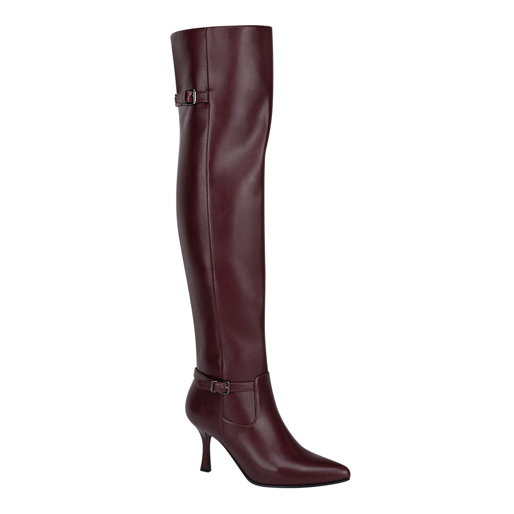BOTA DAMA YAELI FASHION VESTIR HEBILLA TUBO ALTO 8Cm 1313098 — imagen 8