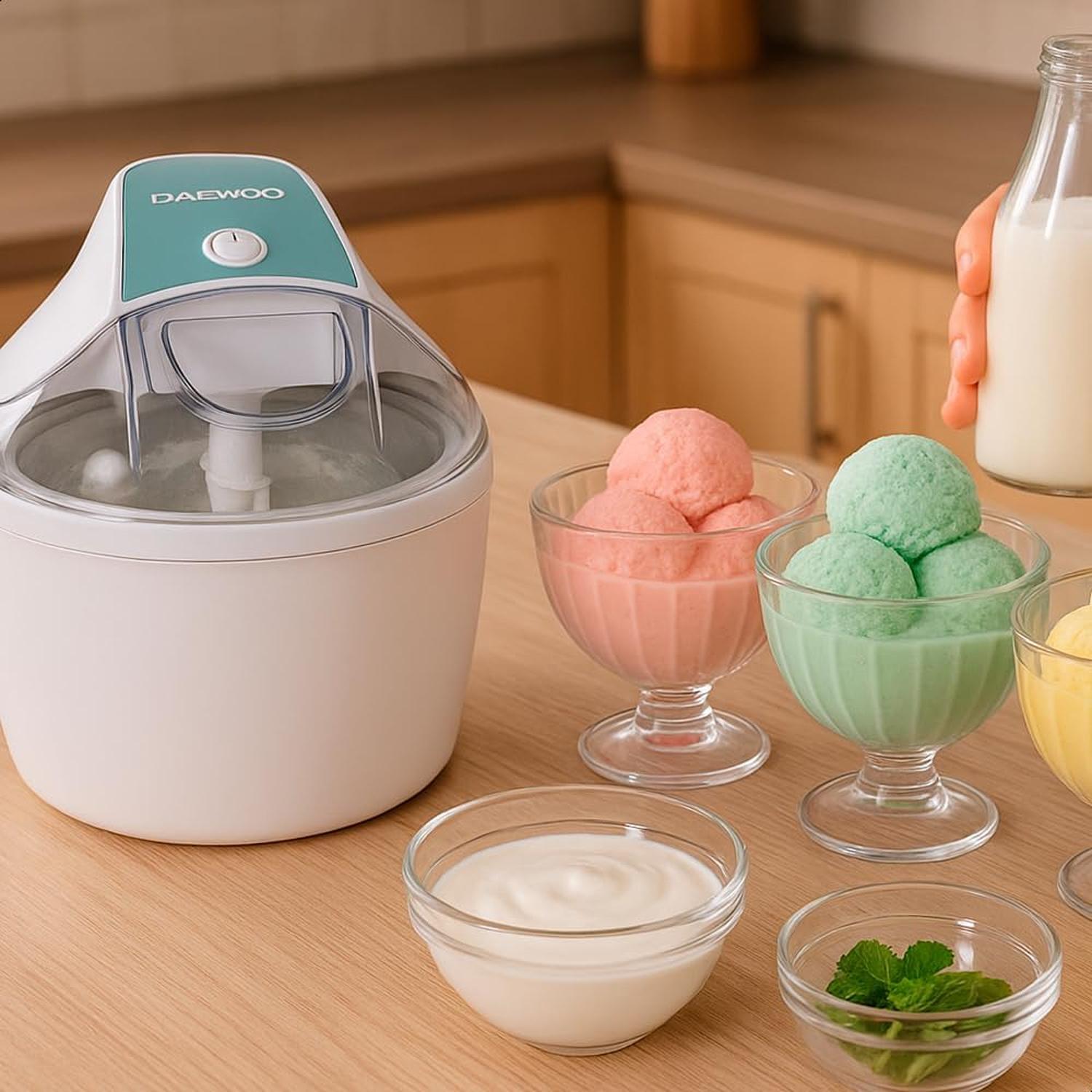 MAQUINA DE HELADO DAEWOO DICM140M 1.4L TERMOSTATO INTEGRADO — imagen 3