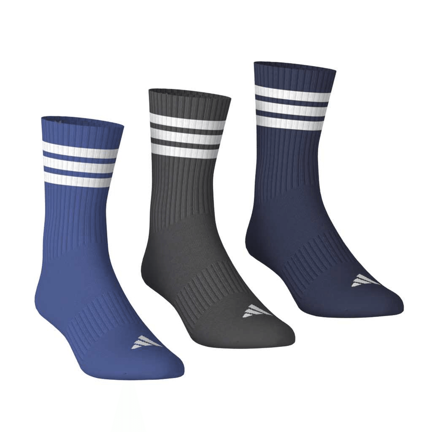 Calcetines Adidas Hombre 3 Pares Acolchados Largo Multicolor Caballero — imagen 5