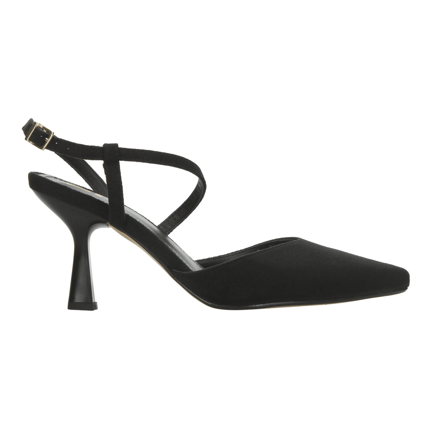 Zapatillas Efe Dama Casual Slingback Punta Negro Mujer — imagen 1