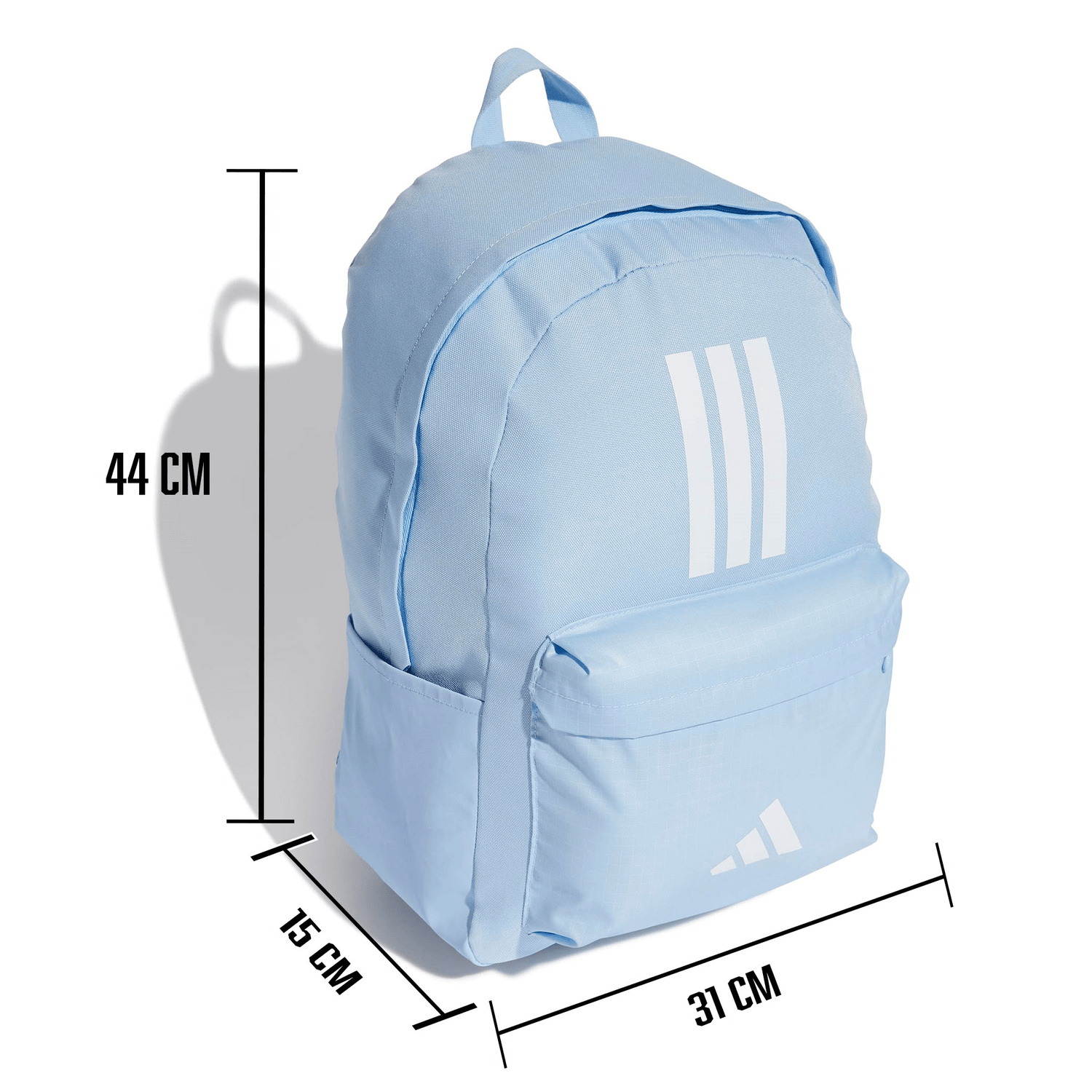 Mochila Unisex Adidas Classic Bars Azul Escolar 28L — imagen 8